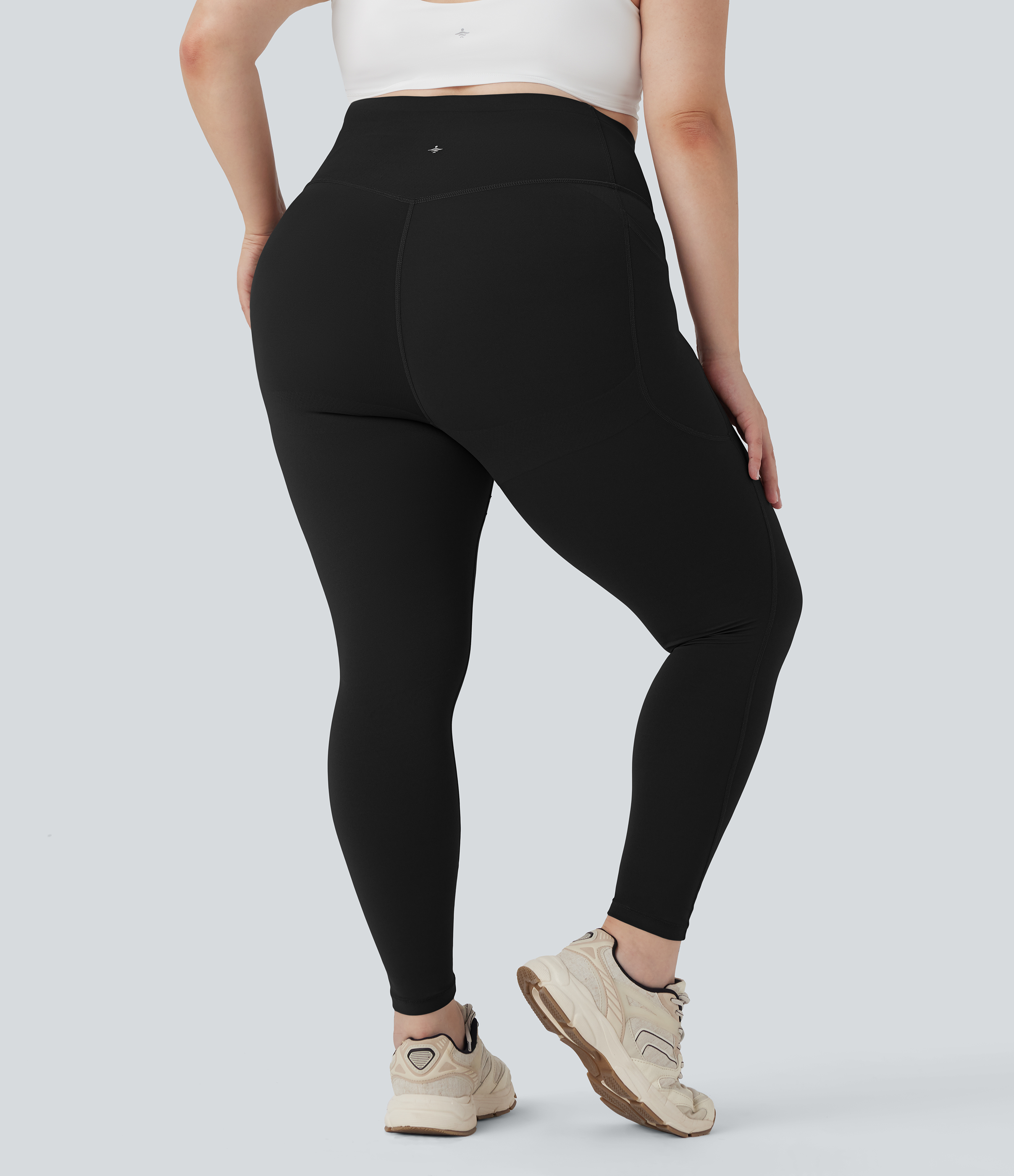 Plus Size Halara UltraSculpt™ High Waisted Butt Lifting Tummy Control Shaping Women Active Leggings with Pockets