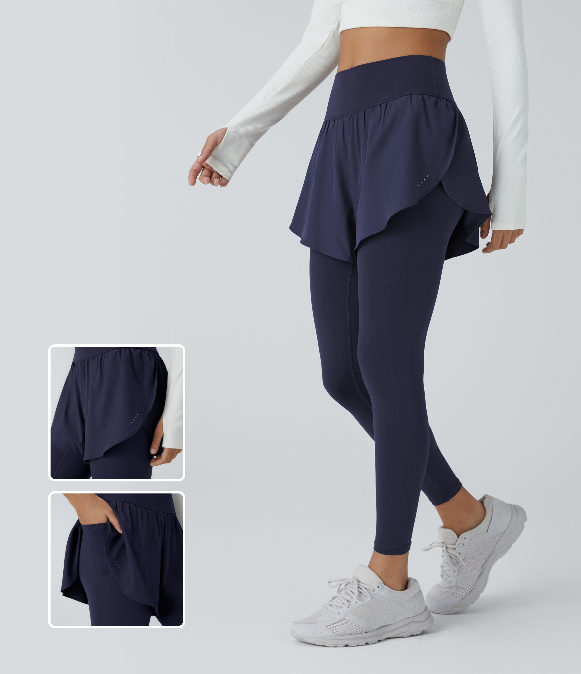 Women's Breezeful™ High Waisted Reflective Dots Side Pocket
