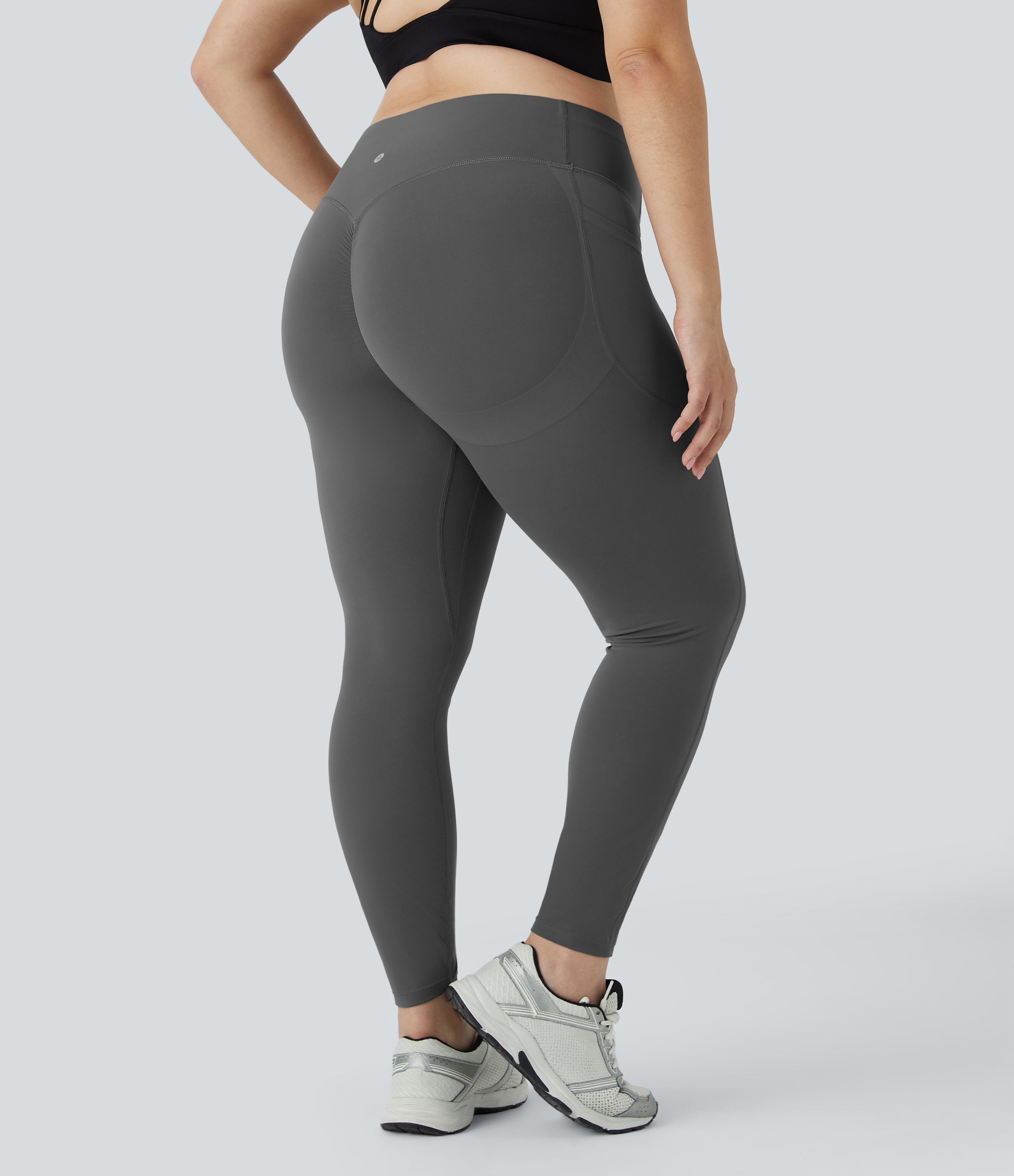 Halara UltraSculpt™ High Waisted Scrunch Butt Lifting Tummy Control Pocket Shaping Training Plus Size Leggings