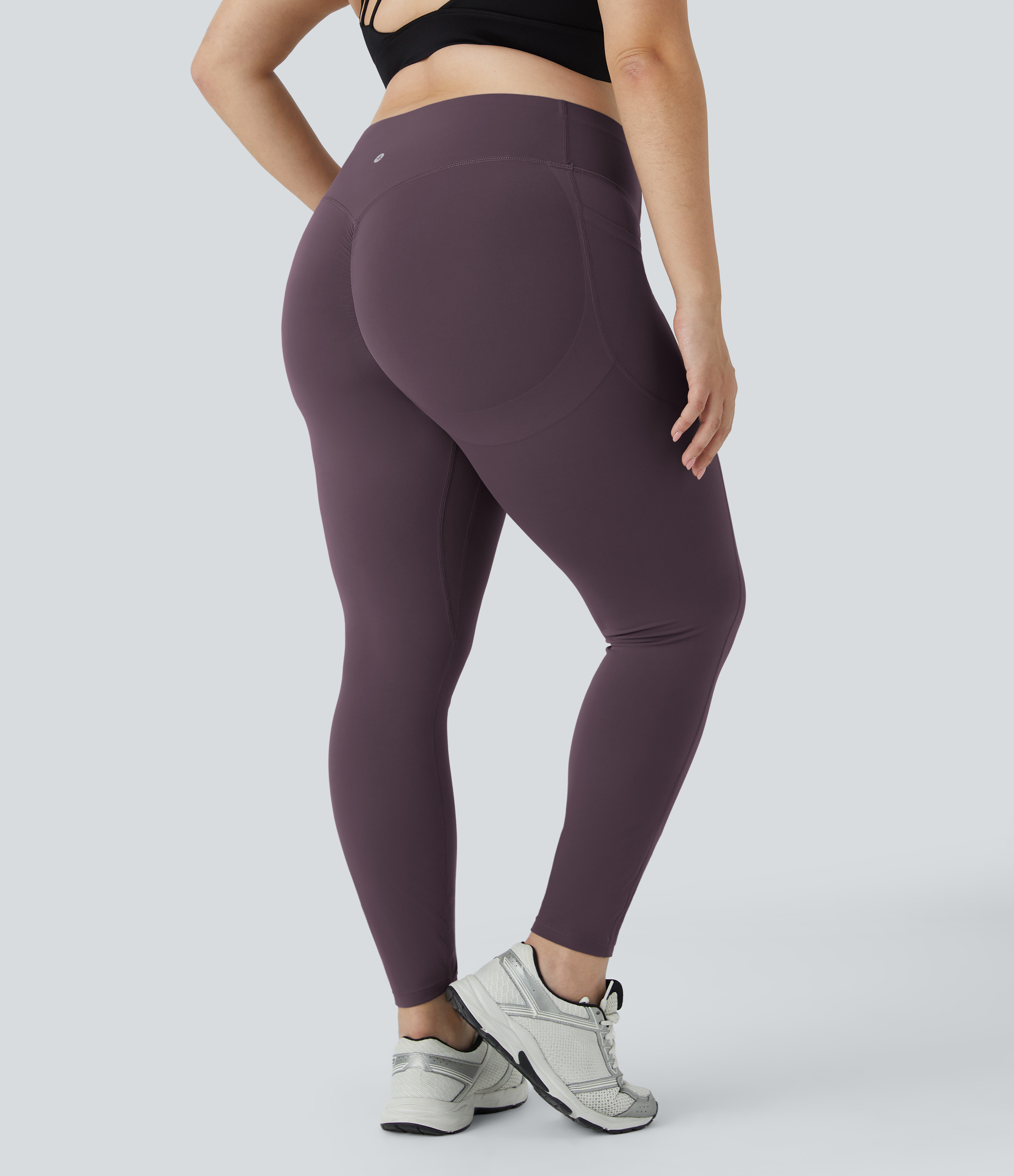 Halara UltraSculpt™ High Waisted Scrunch Butt Lifting Tummy Control Pocket Shaping Training Plus Size Leggings