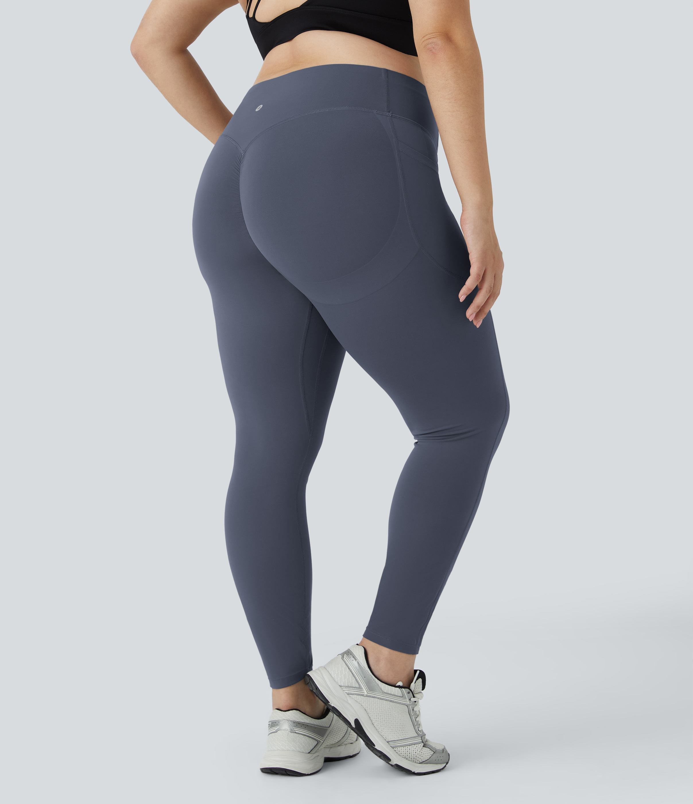 Halara UltraSculpt™ High Waisted Scrunch Butt Lifting Tummy Control Pocket Shaping Training Plus Size Leggings