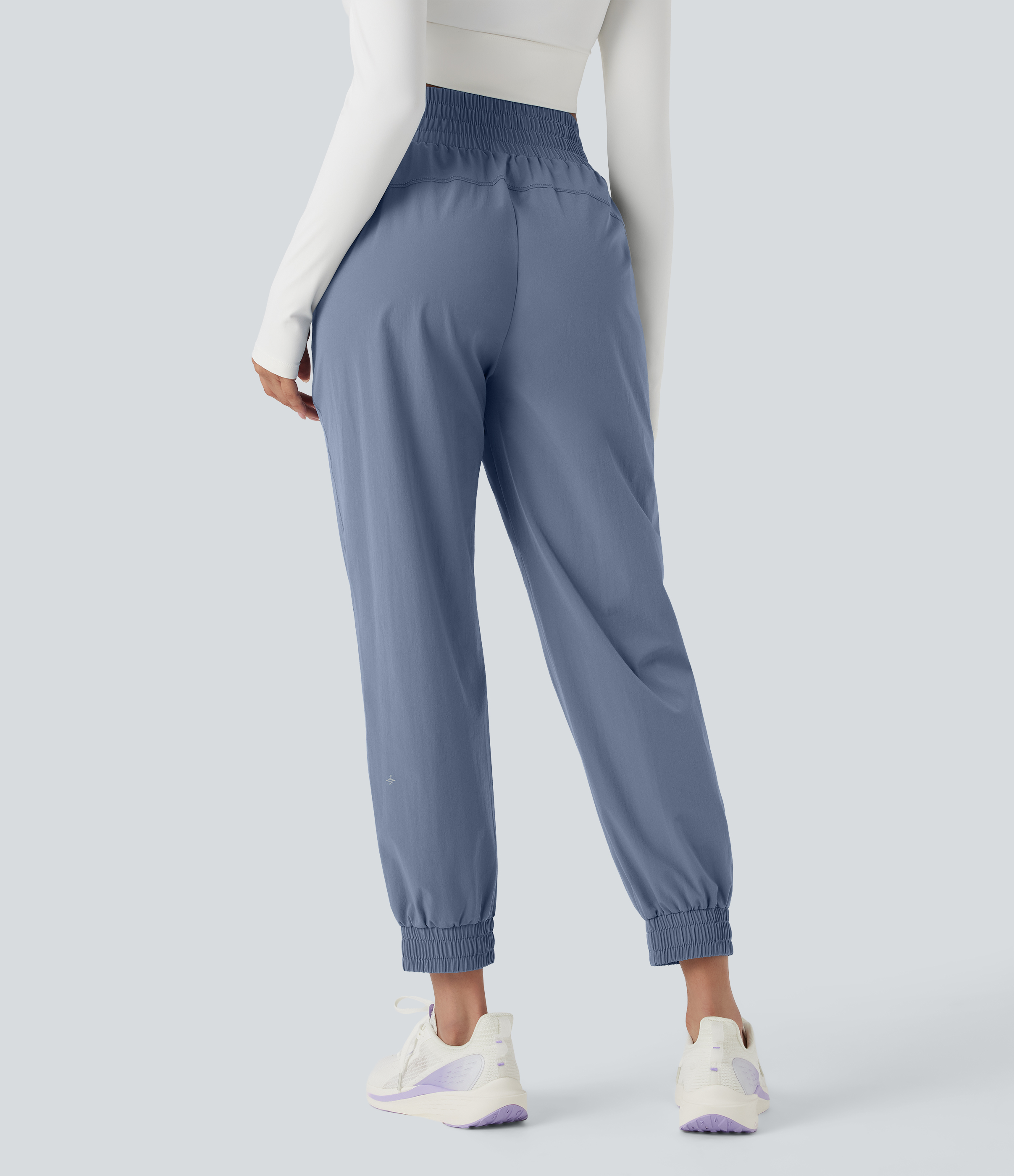Troposphere Pantalones deportivos de senderismo y tiro alto con bolsillos y cremallera / 2