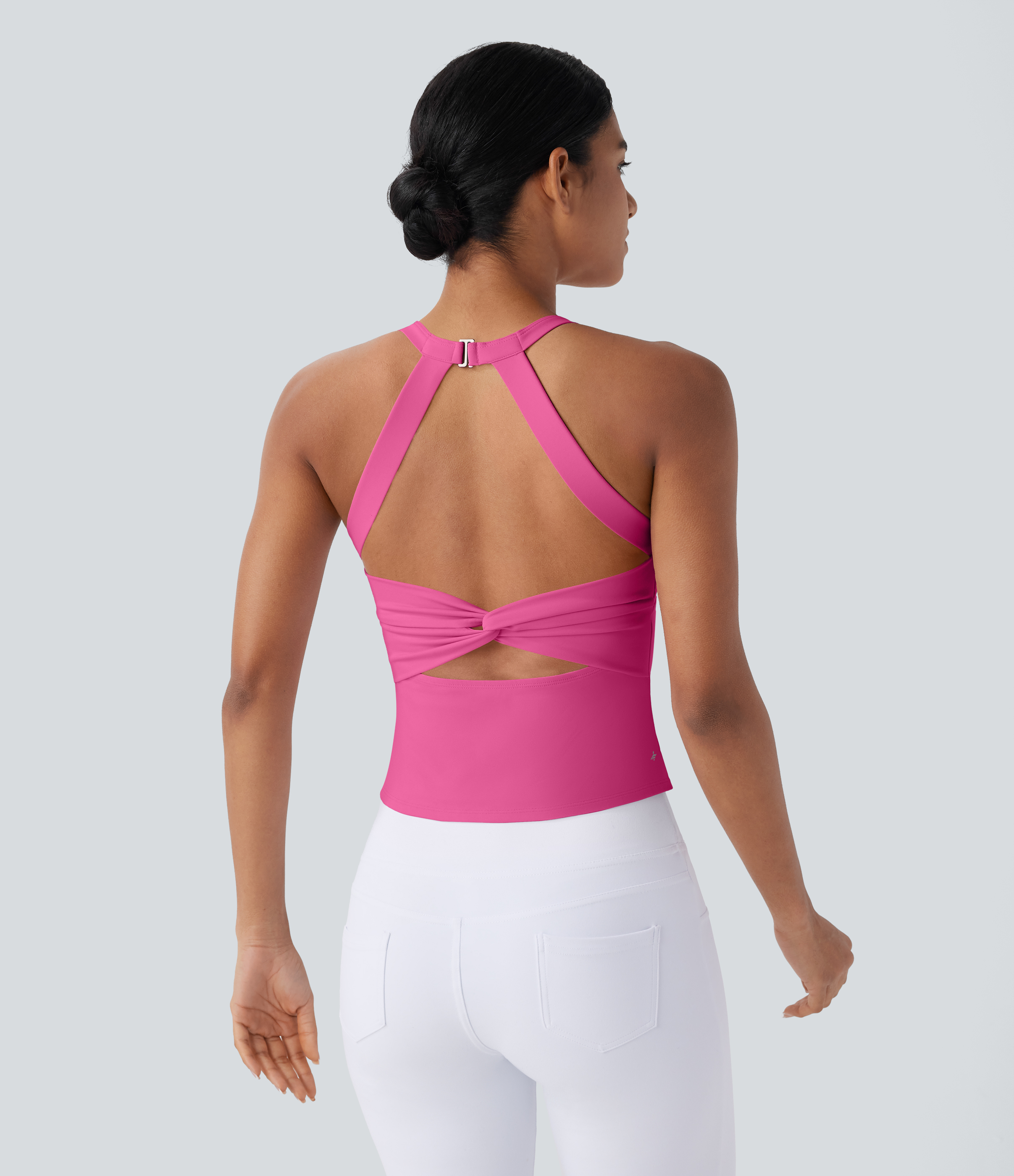 SoftlyZero™ Plush Cut Out Yoga Tank Top A-D Cups