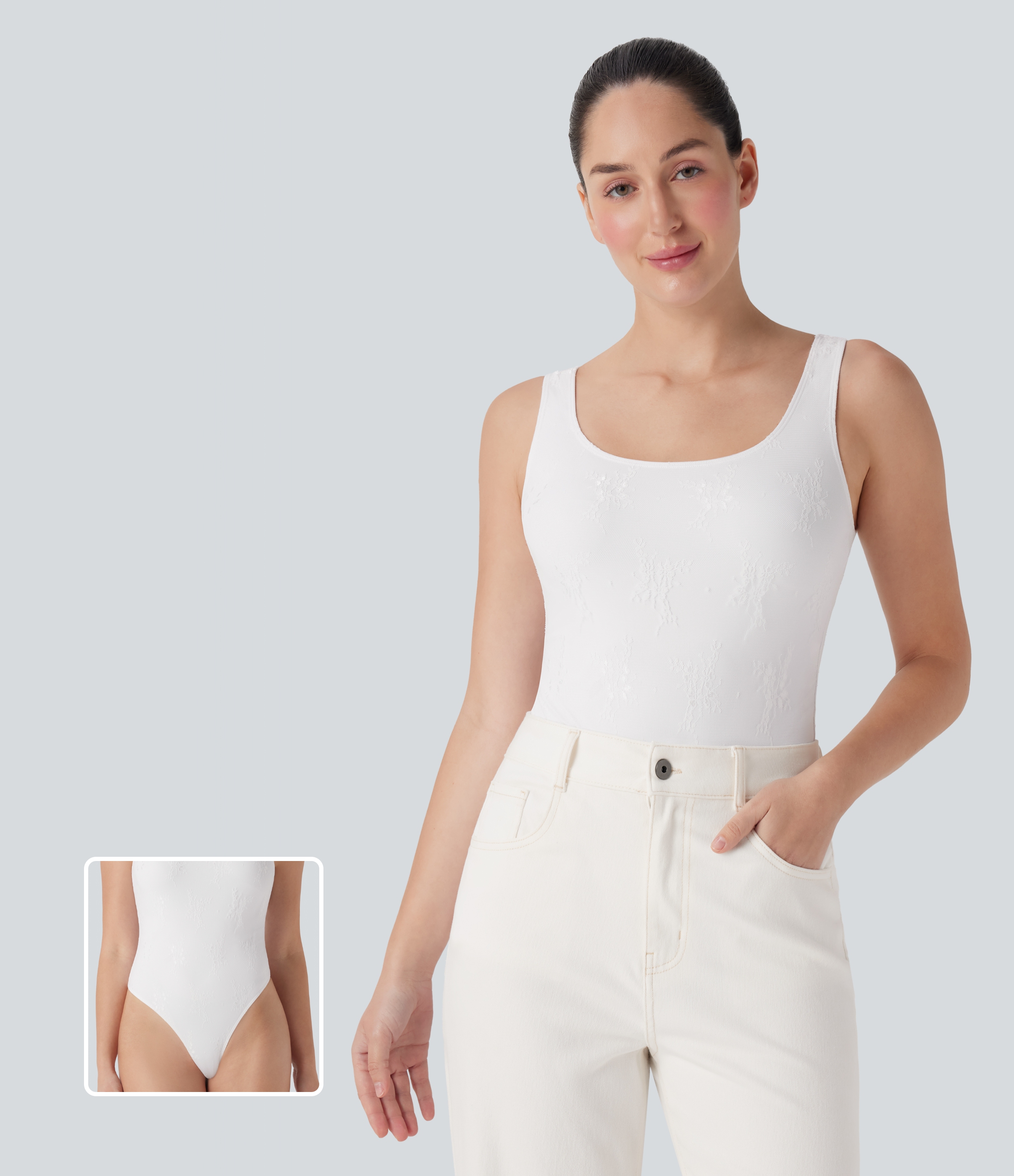 Body encaje sin espalda