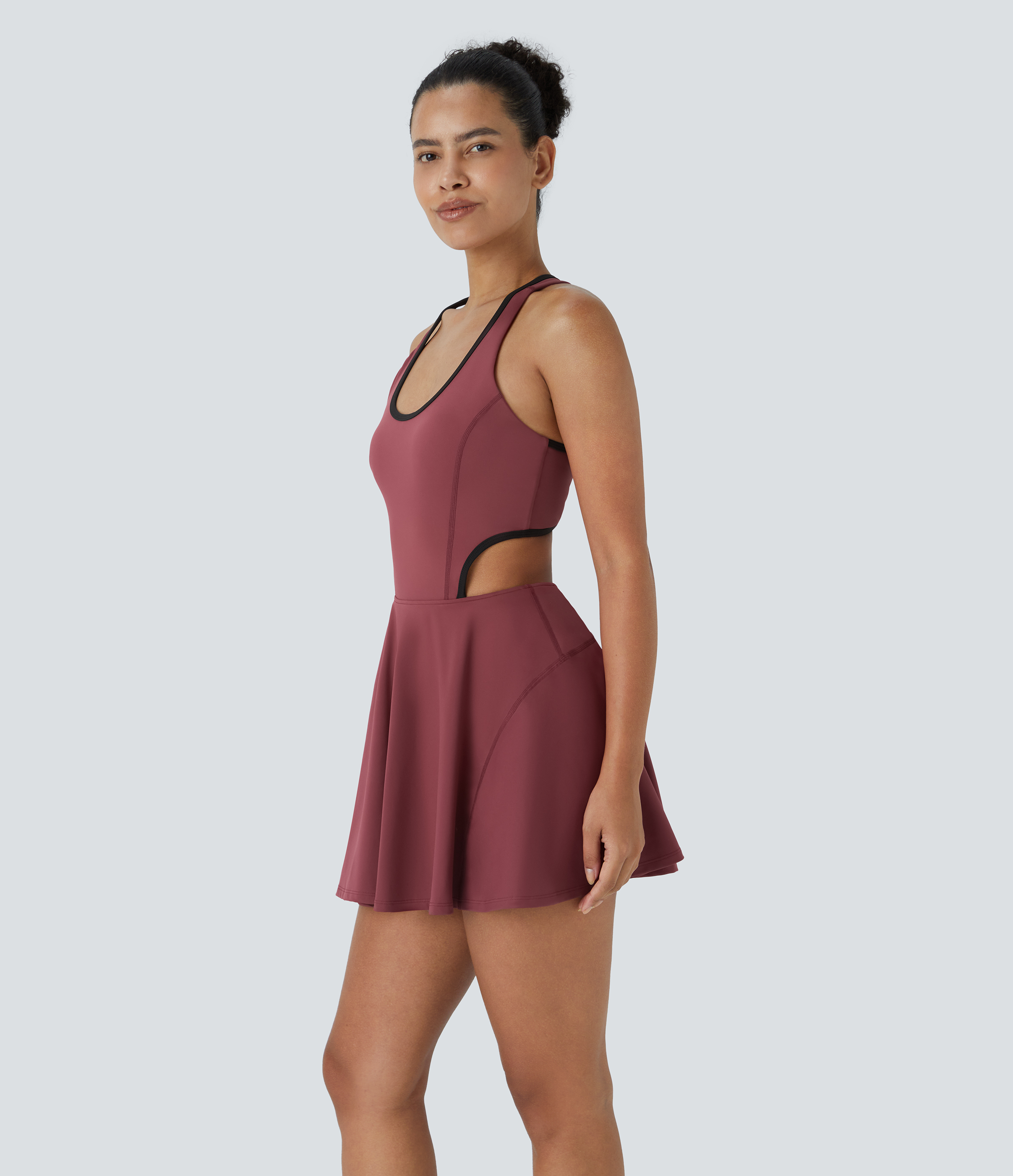 halara dress with shorts that pull down Easy Peezy Halara Dress