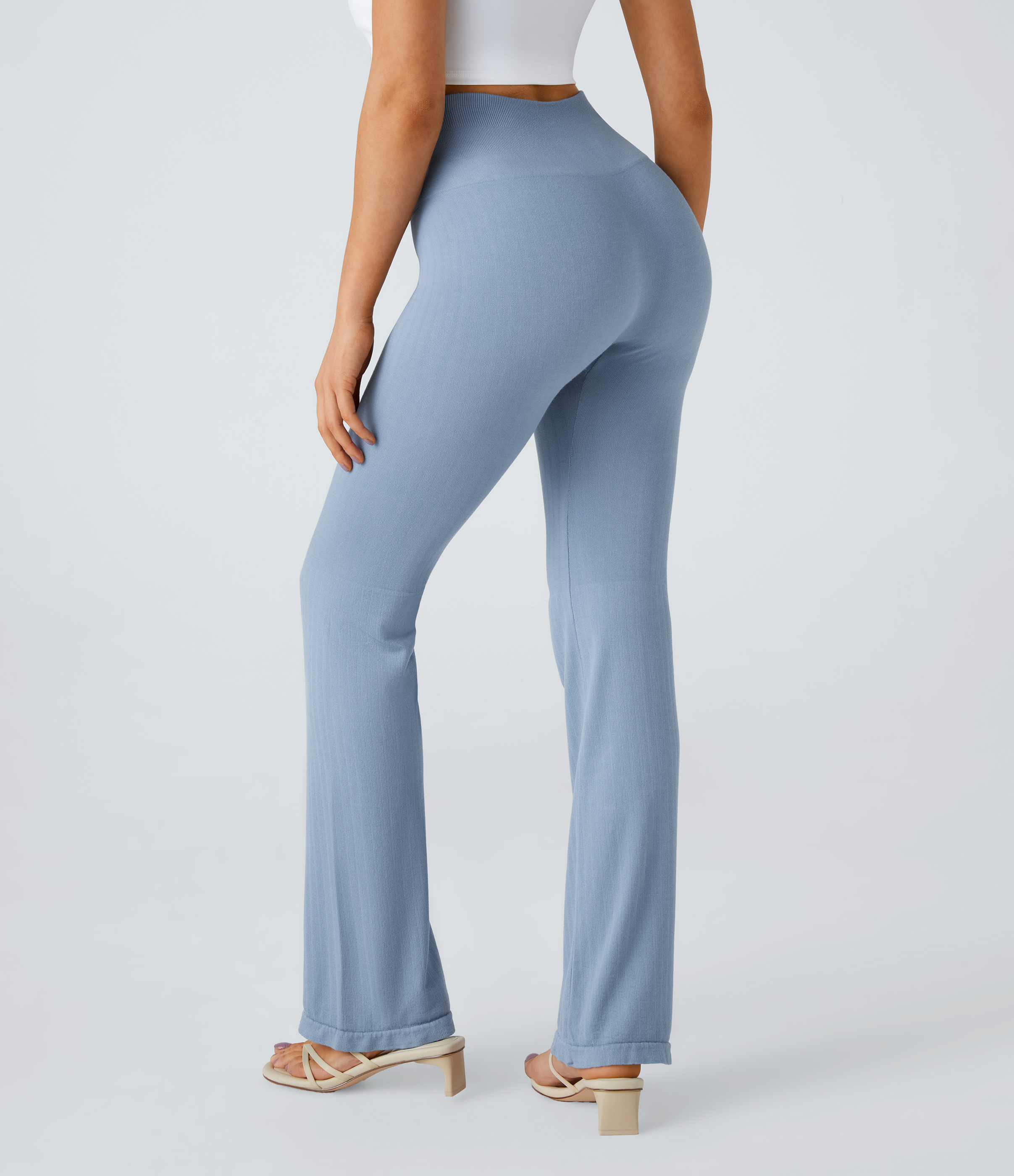 Seamless Flow High-Waist Resort Slight Flare Pants