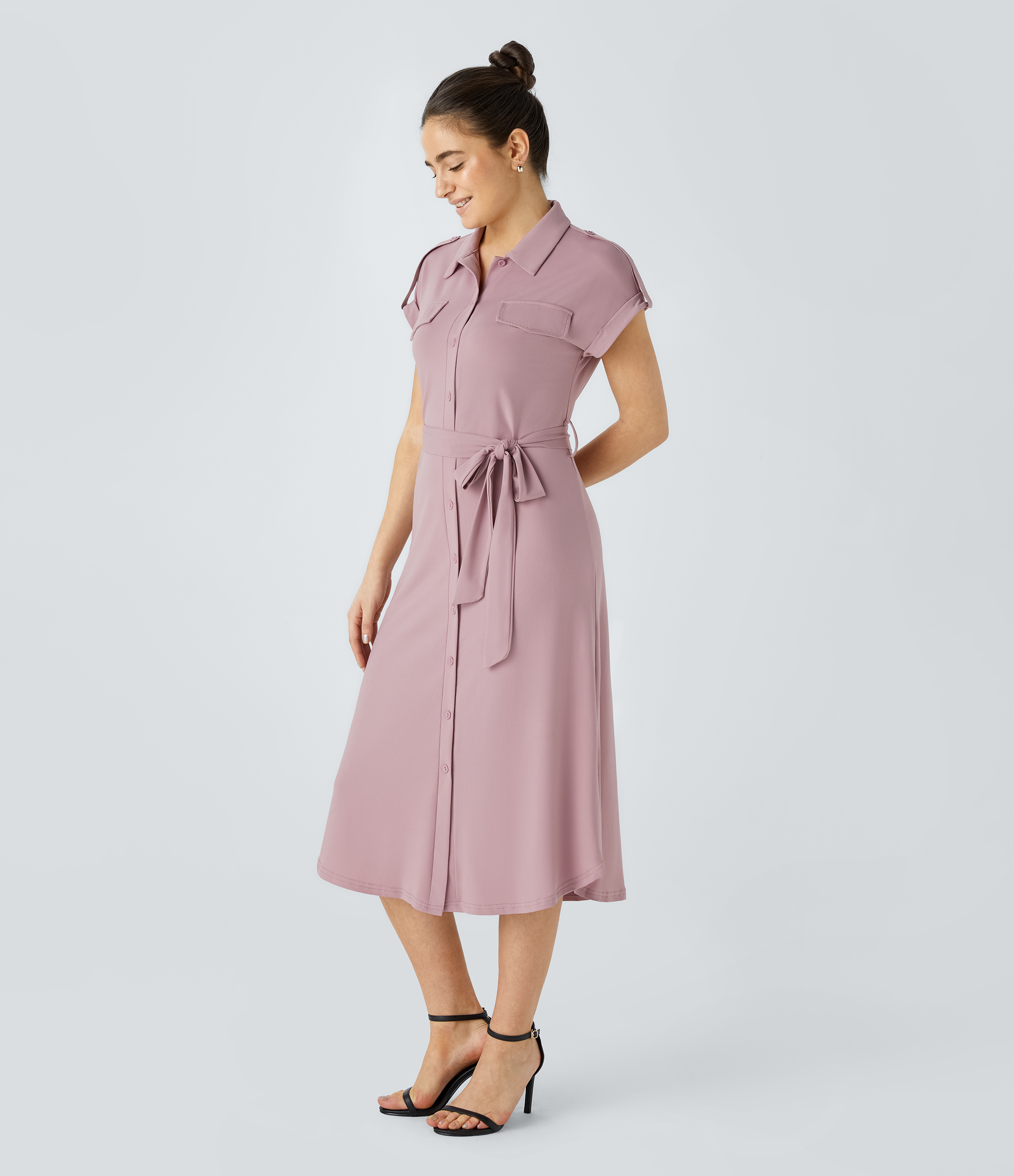 Workwear Shirt Dress main image 1