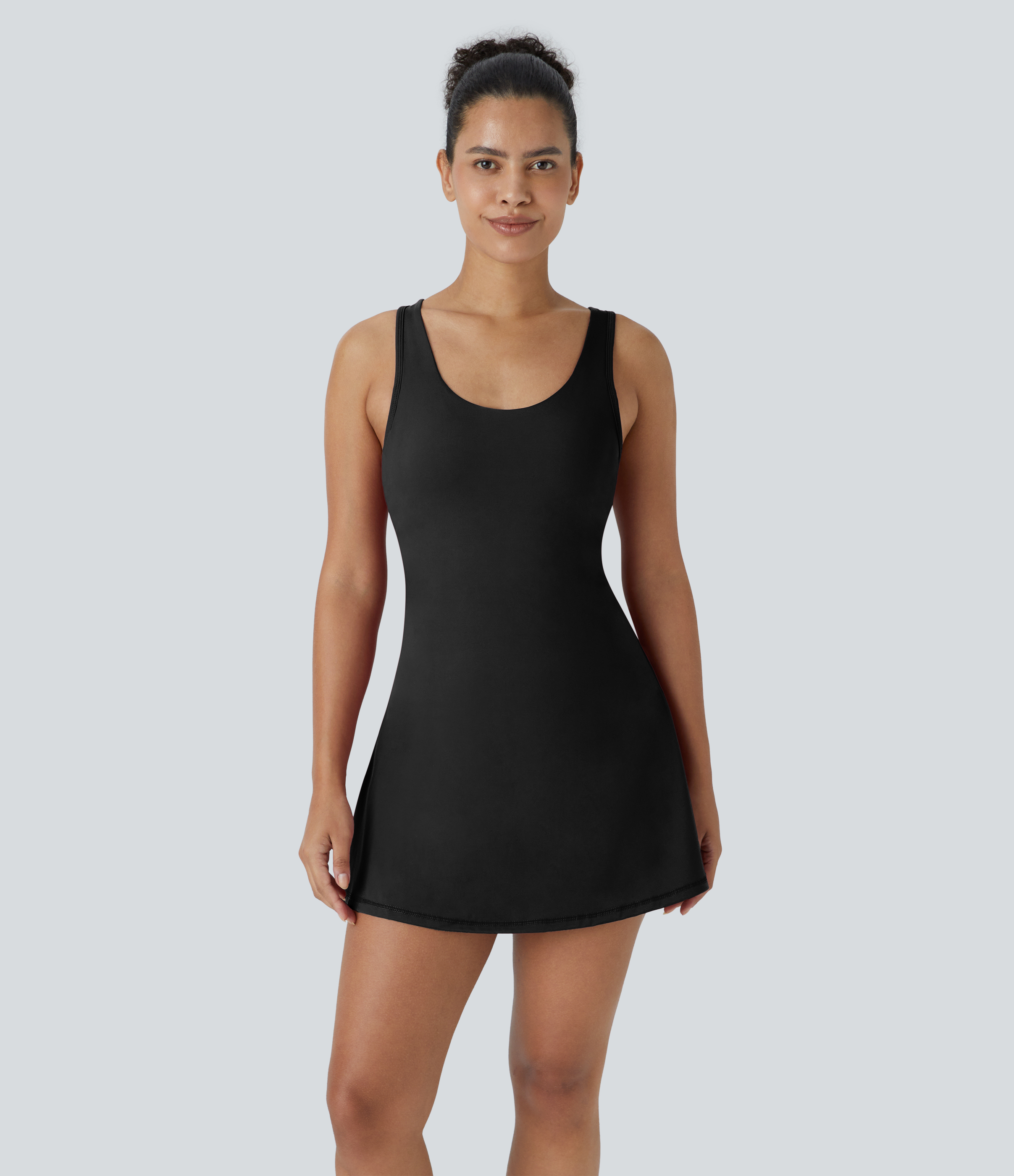 【THEAIRTOWN】yoome ruffle pt ★2color Women's SoftlyZero™ Airy Racerback Cut Out 2-in-1 Pocket