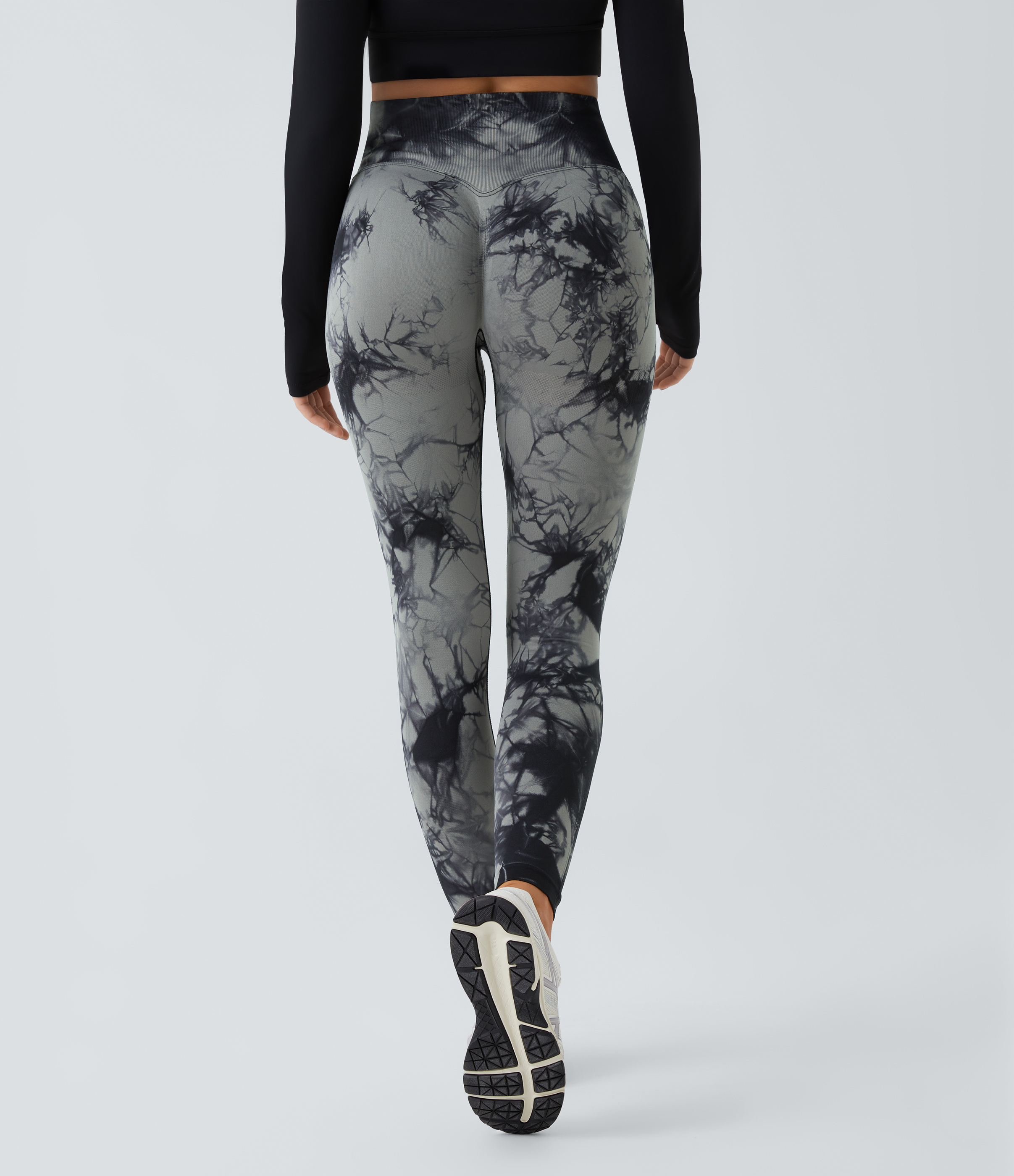 OneForm Seamless Flow High-Waist Tie-Dye Yoga Leggings