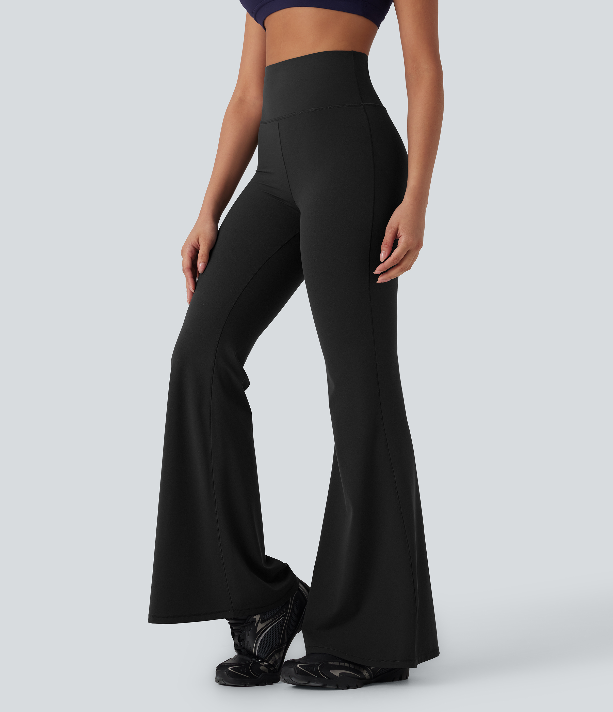 Halara UltraSculpt™ - Formende, ausgestellte Yoga-Leggings mit hohem Bund und Bauchkontrolle - Po-Lifting