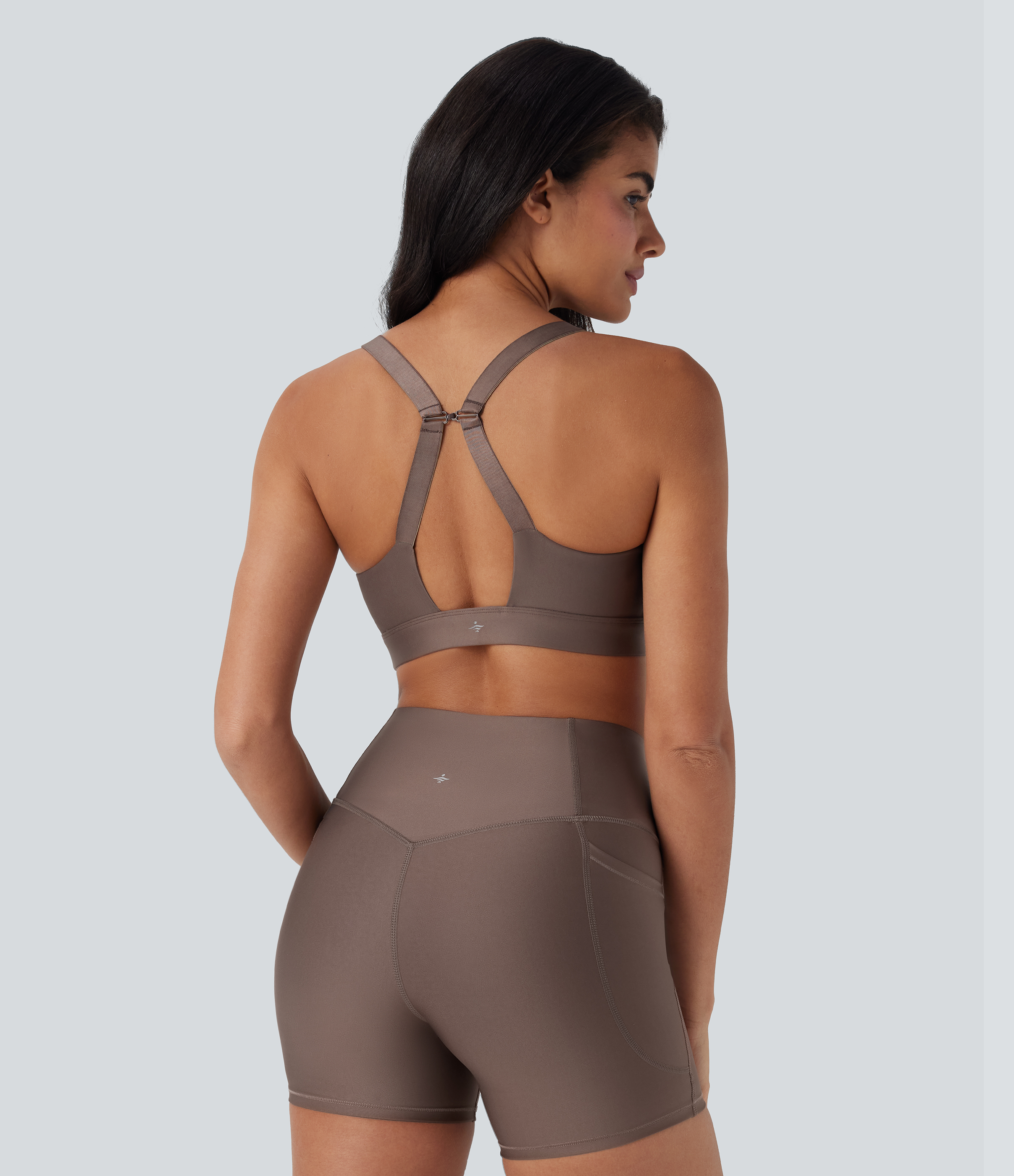Medium Support Sheen Running Sports Bra A-D Cups