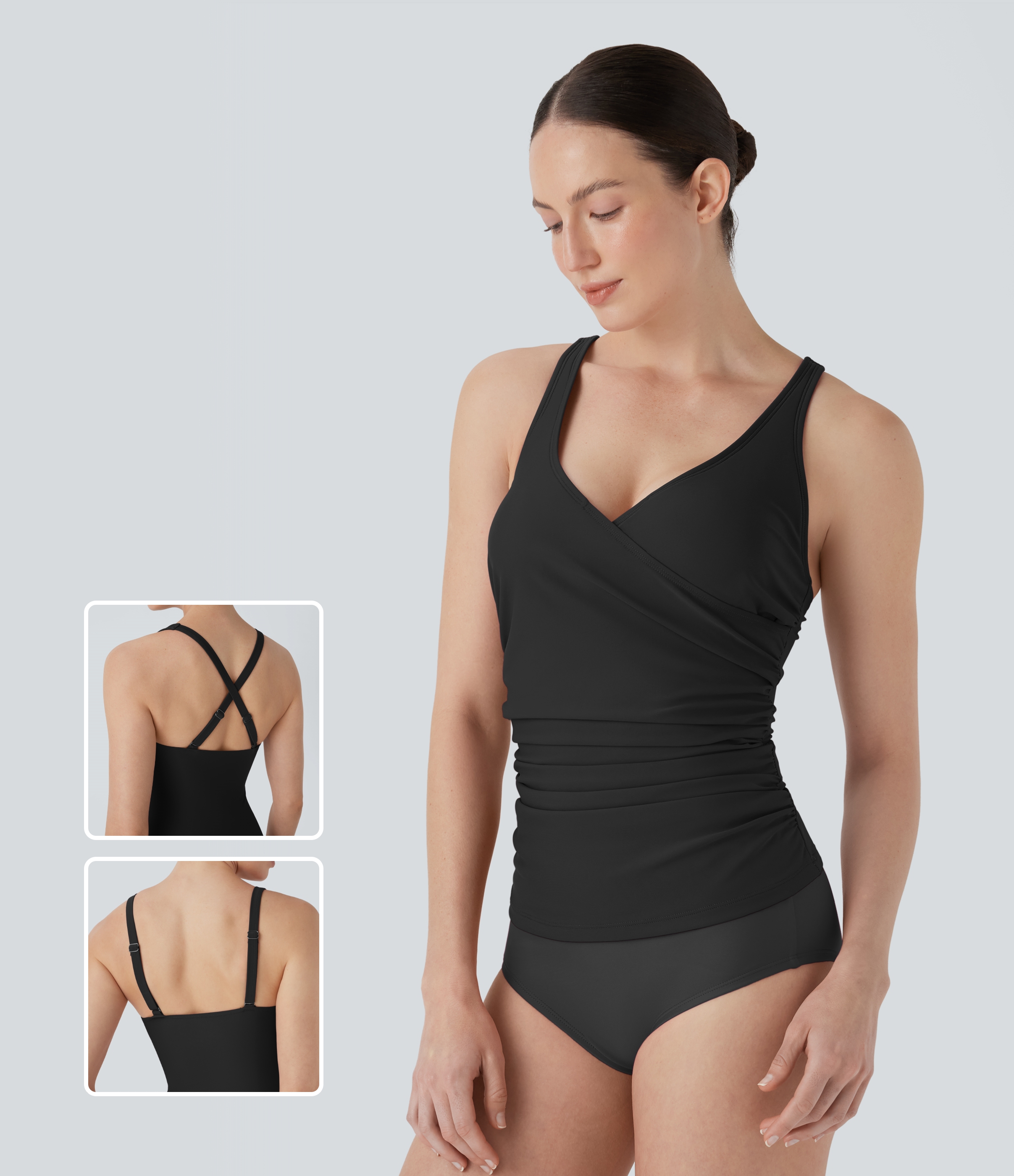 Ruched Bikini Top Swimsuit