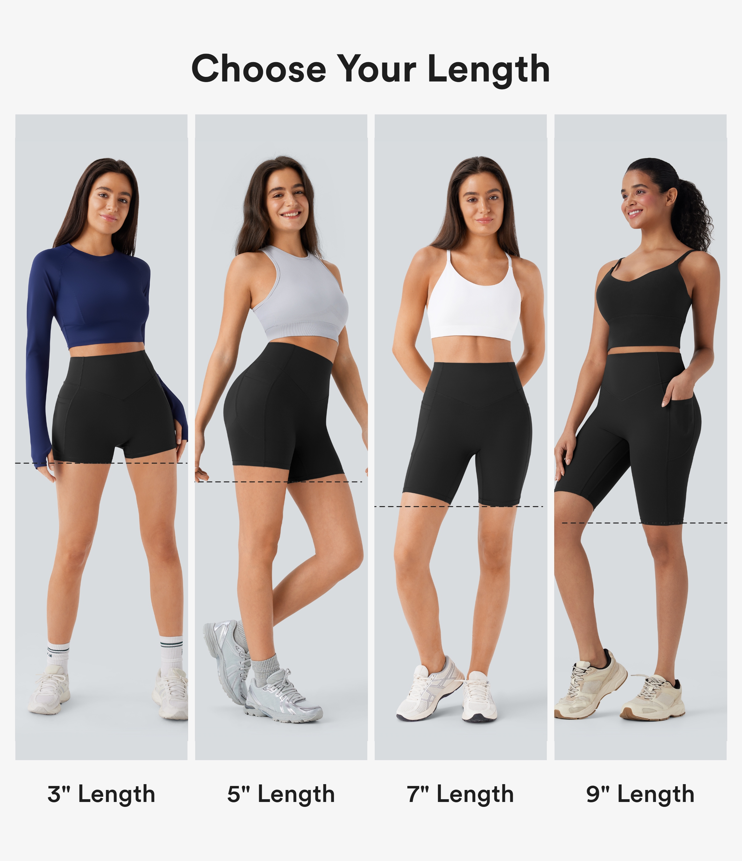 Volcanic Ash Halara UltraSculpt™ High Waisted Scrunch Butt Lifting Tummy Control Pocket Shaping Workout Biker Shorts 5'' / 2