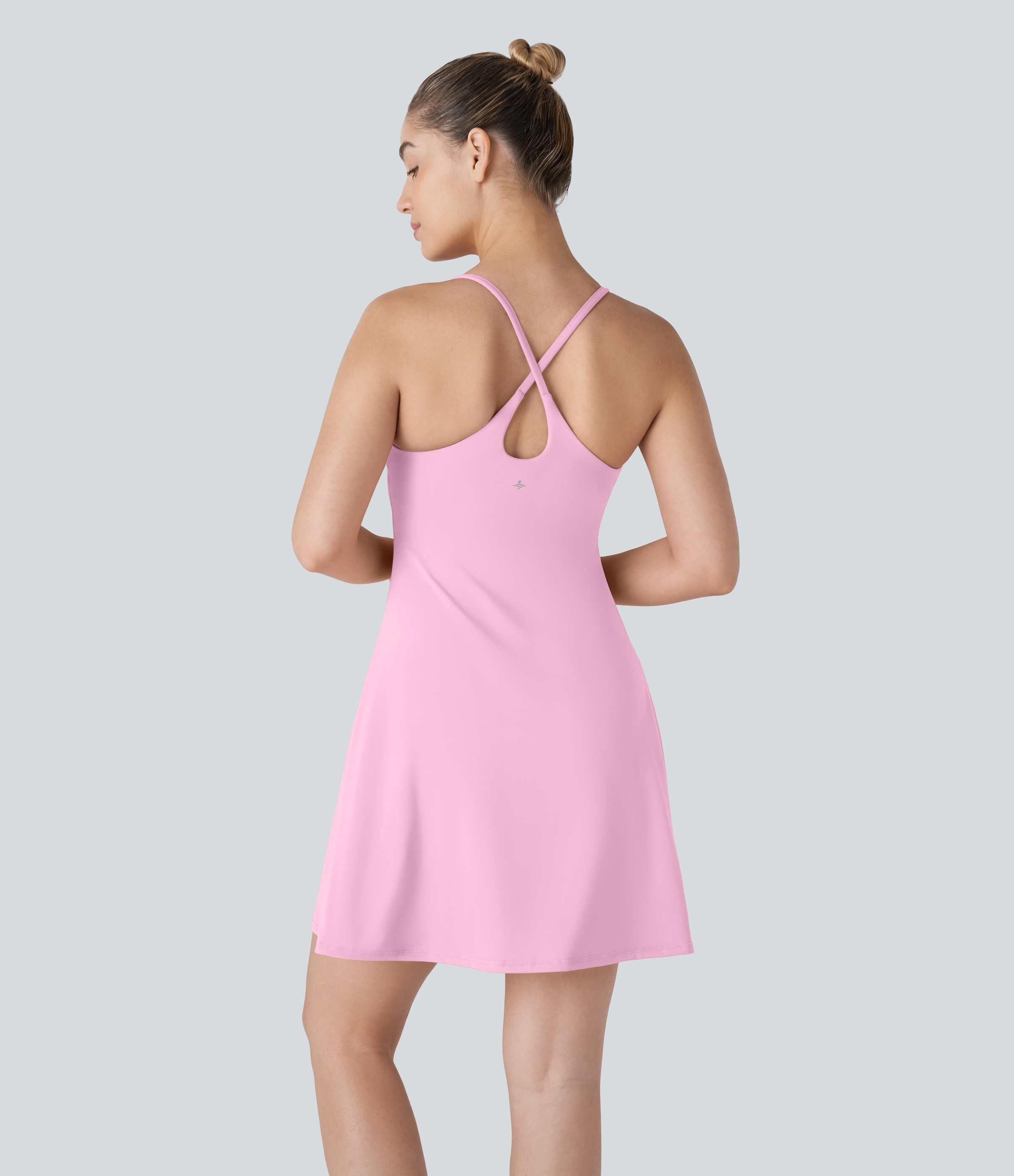 sachin and babi light blue dress Women's Softlyzero™ Plush Backless Active Dress-Longer Length-Easy Peezy  Edition main image 1
