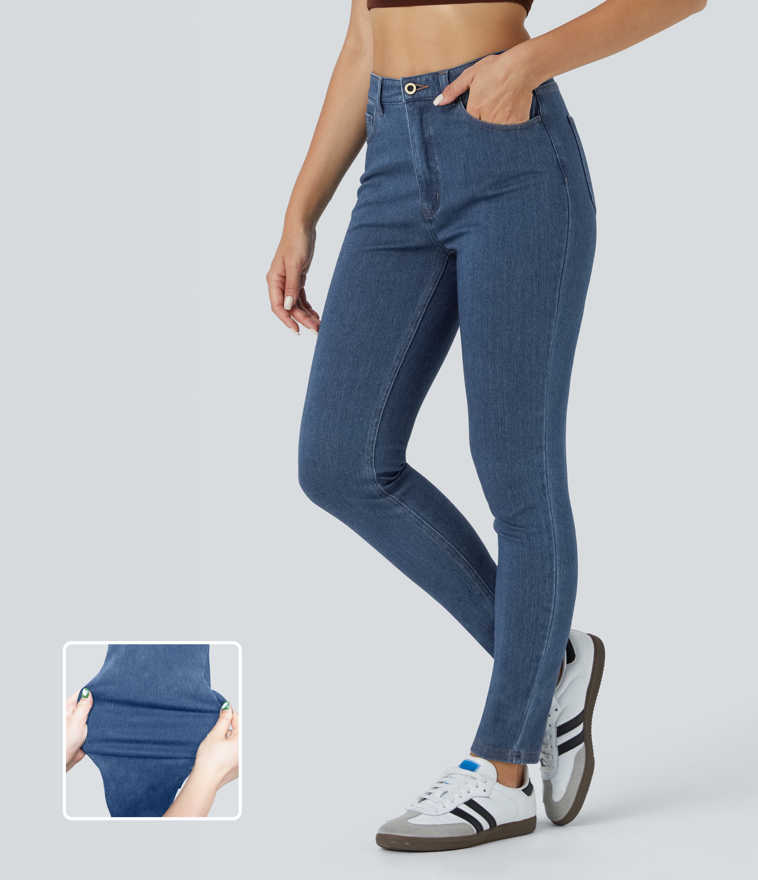 Women's Halara Flex™ High Waisted Zipper Pockets Casual