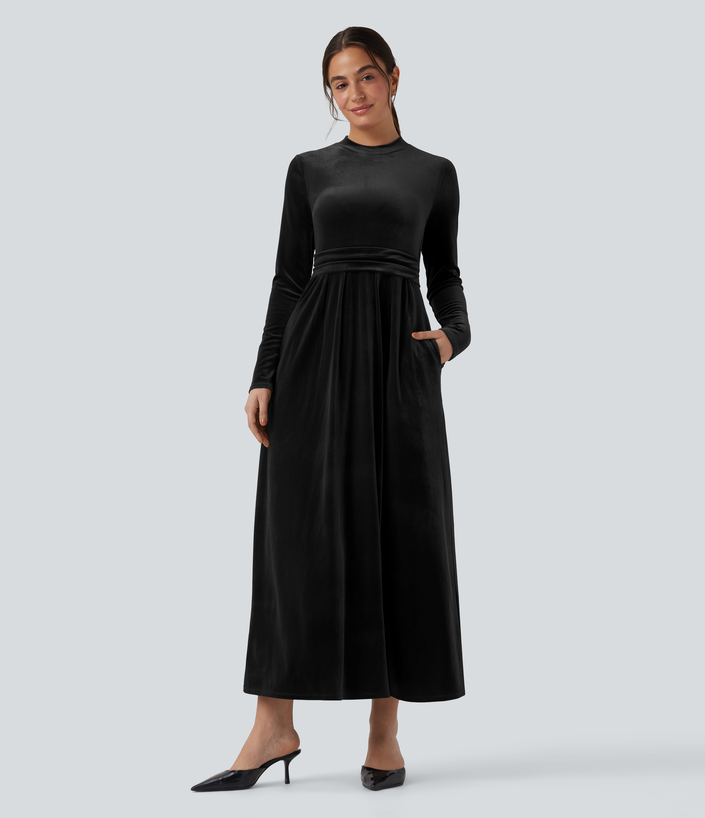 long sleeve wedding reception dress Zapaka Women Ivory Lace Long Wedding Reception Dress with Sleeves A Line  Boat Neck Rehearsal Dinner Dress  ZAPAKA