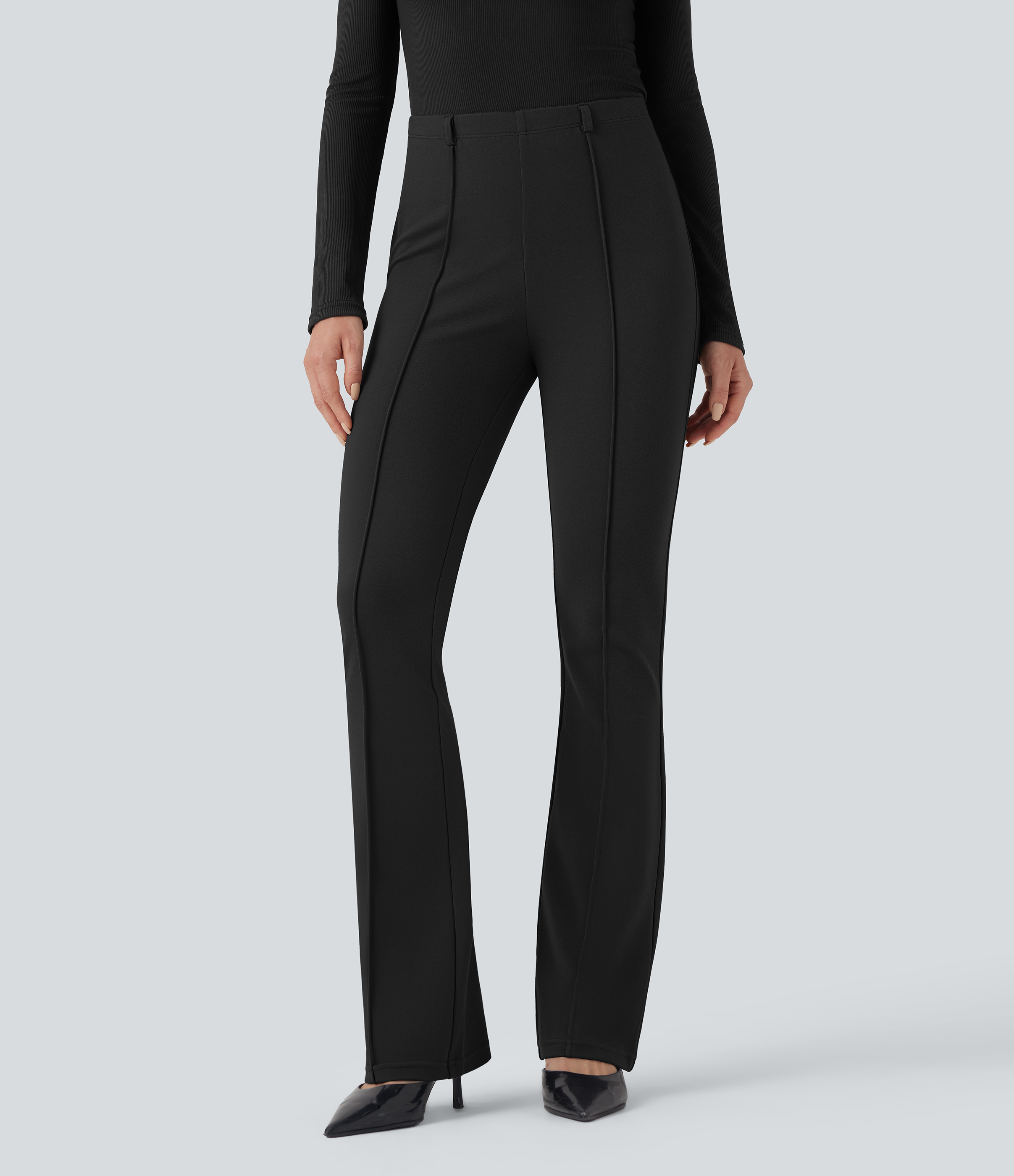 Halara Flex™ Mid Rise Tummy Control Work Bootcut Pants