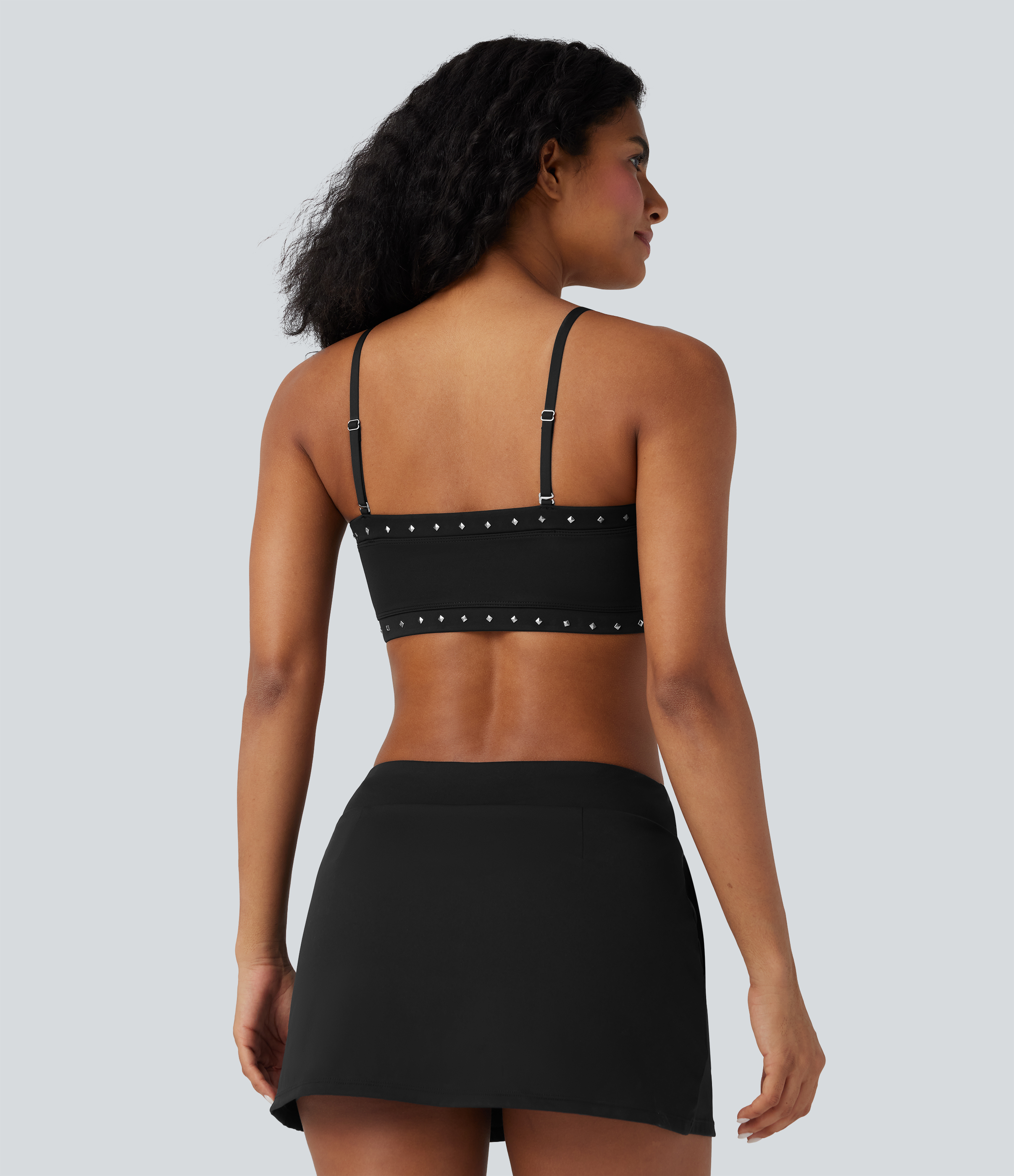 Negro Camiseta Softlyzero™ QuickDry tirante ajustable tachuela pickleball / 2