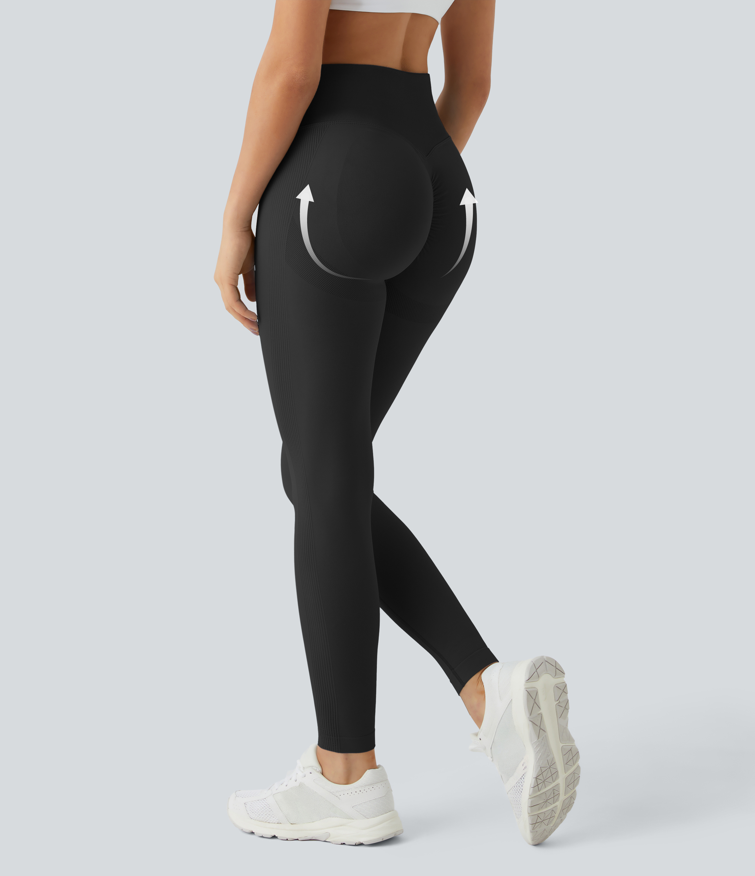 Women's OneForm Seamless Flow High Waisted Booty Scrunch Leggings