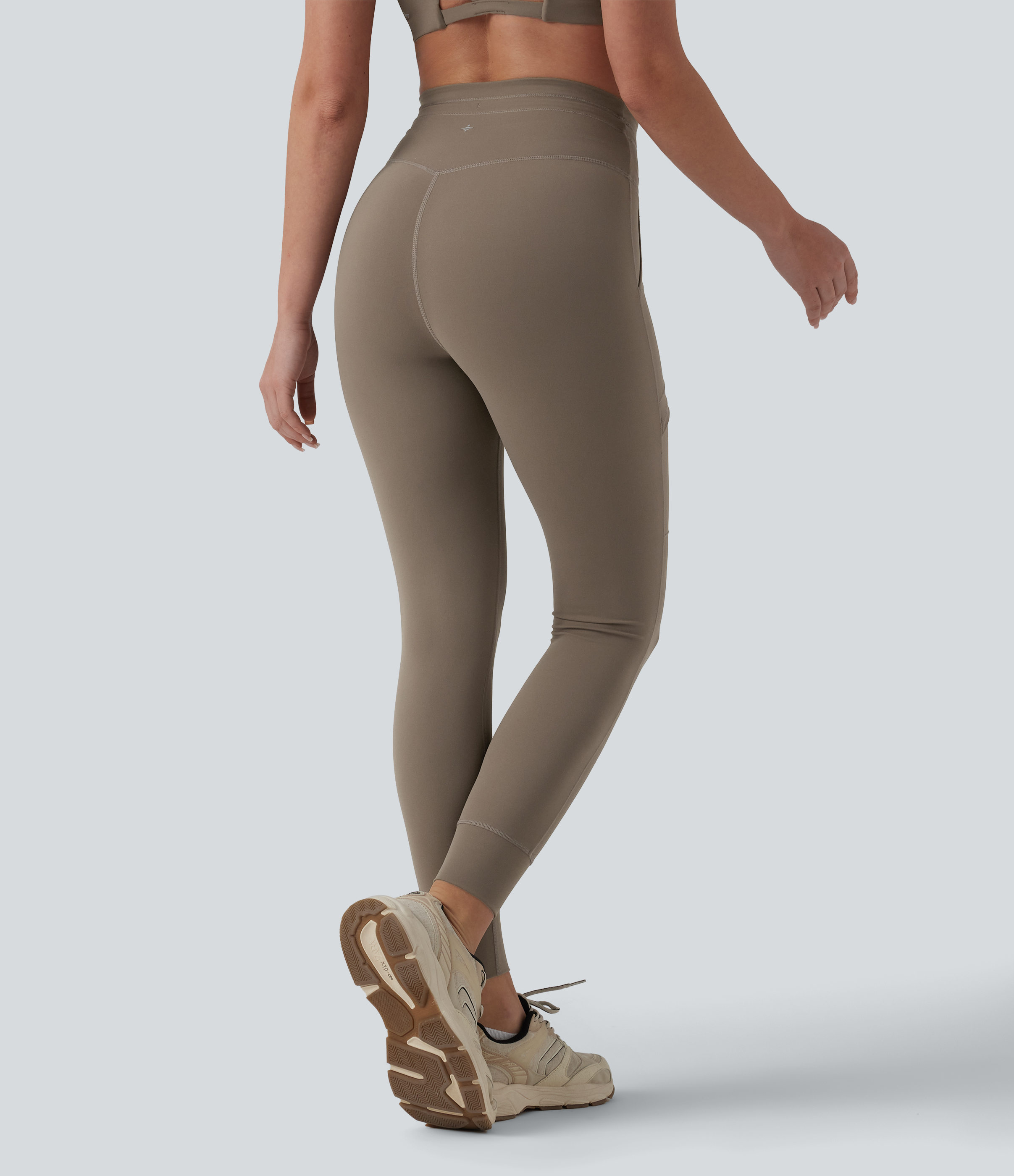 Dawn Brown Halara UltraSculpt™ High Waisted Drawstring 7/8 Camping Cargo Leggings with Pockets / 2