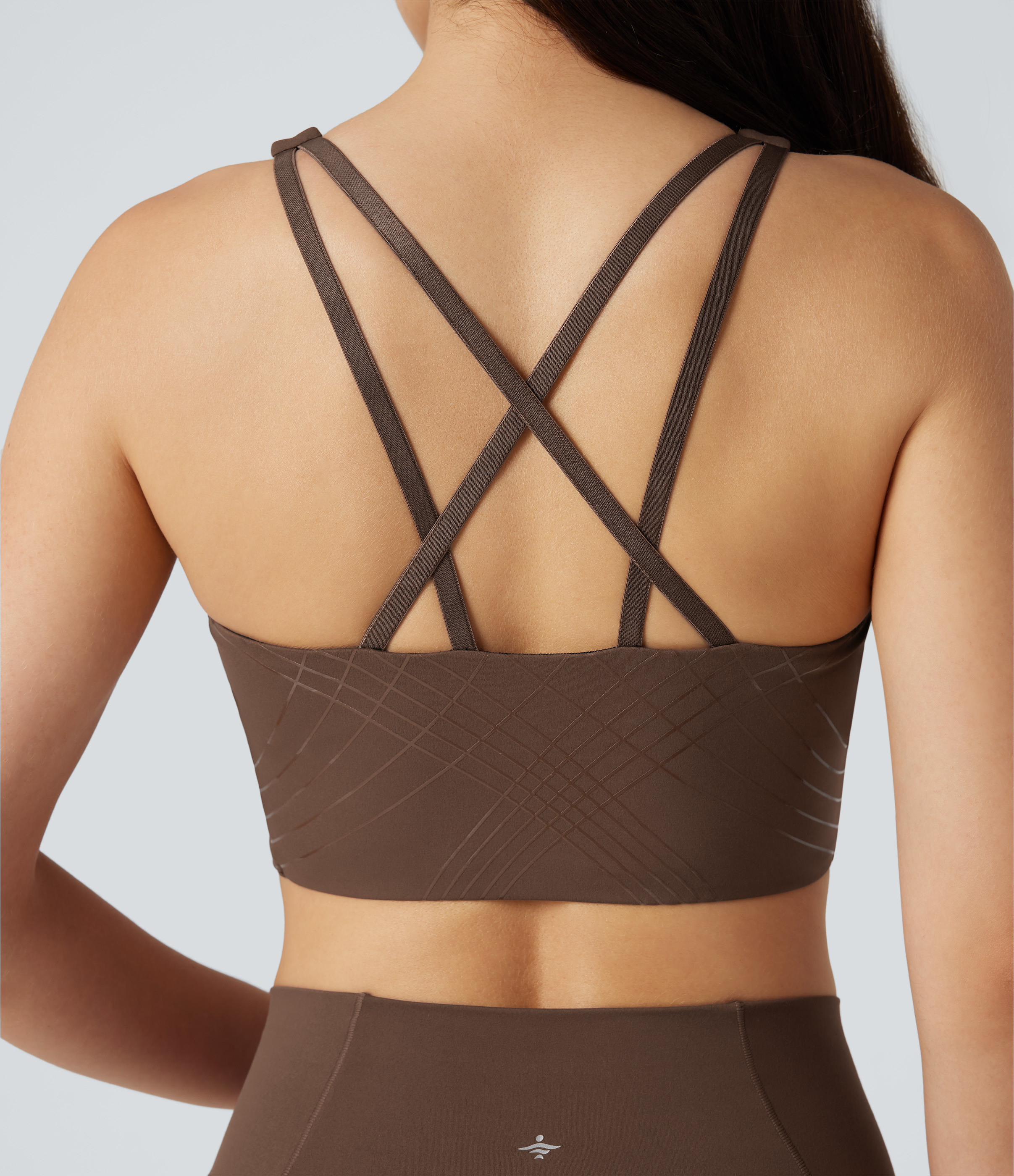 SoftlyZero™ Light Support Crisscross Back Yoga Sports Bra-UPF50+