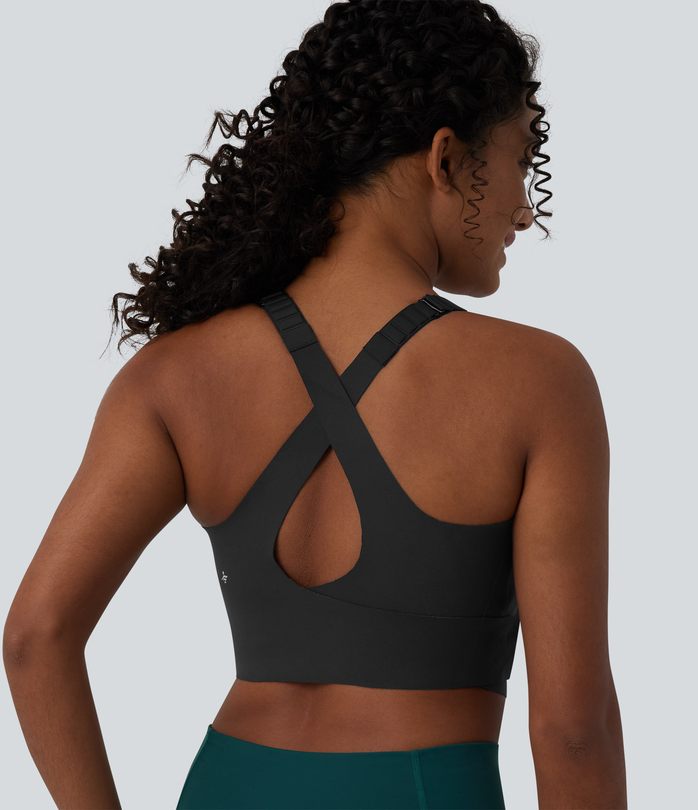 Black Halara UltraSculpt™ Medium Support Training Sports Bra E-G / 1