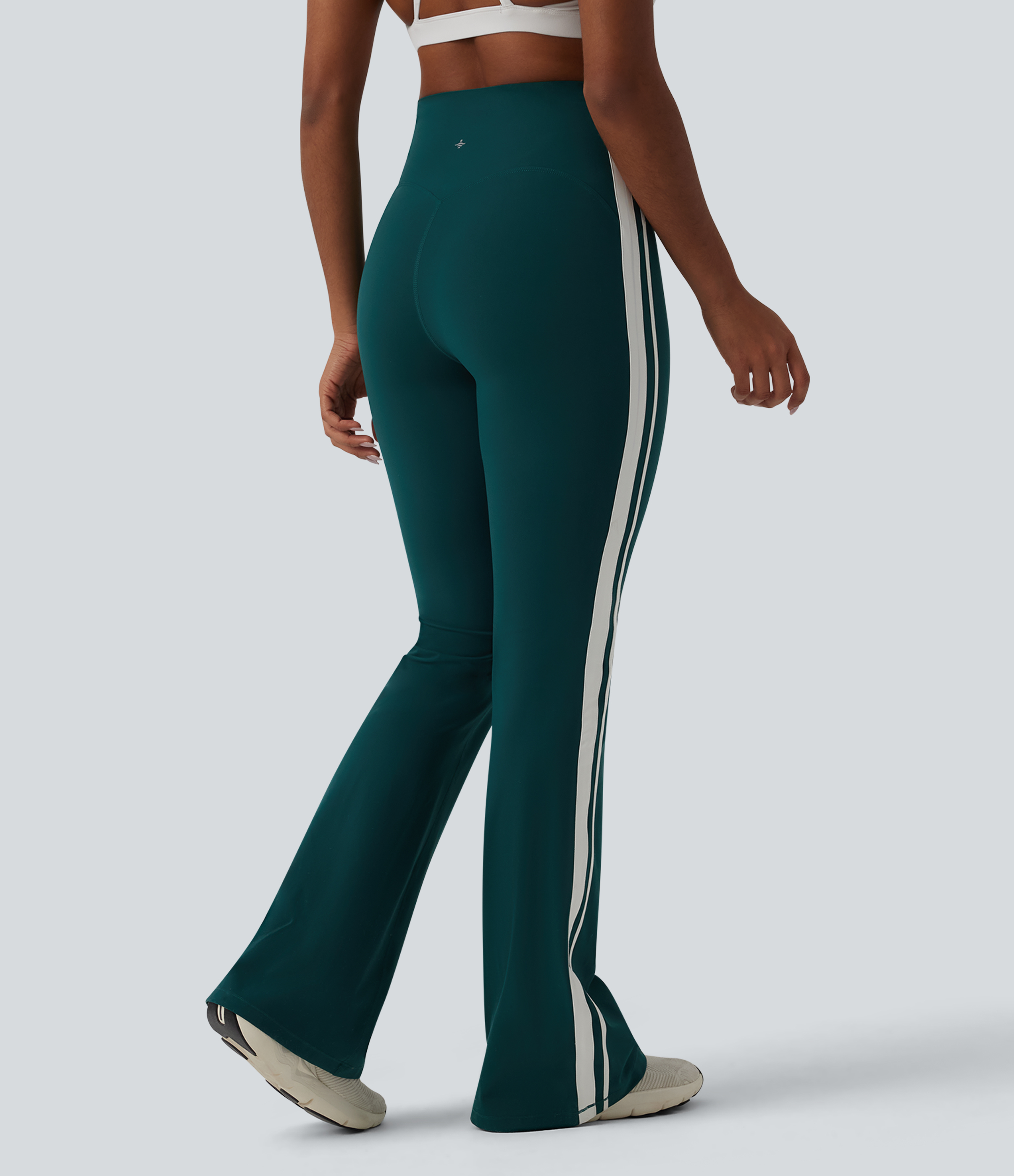 June Bug Legging de yoga 7/8 évasé Halara UltraSculpt™ taille haute ventre plat avec bandes latérales / 2
