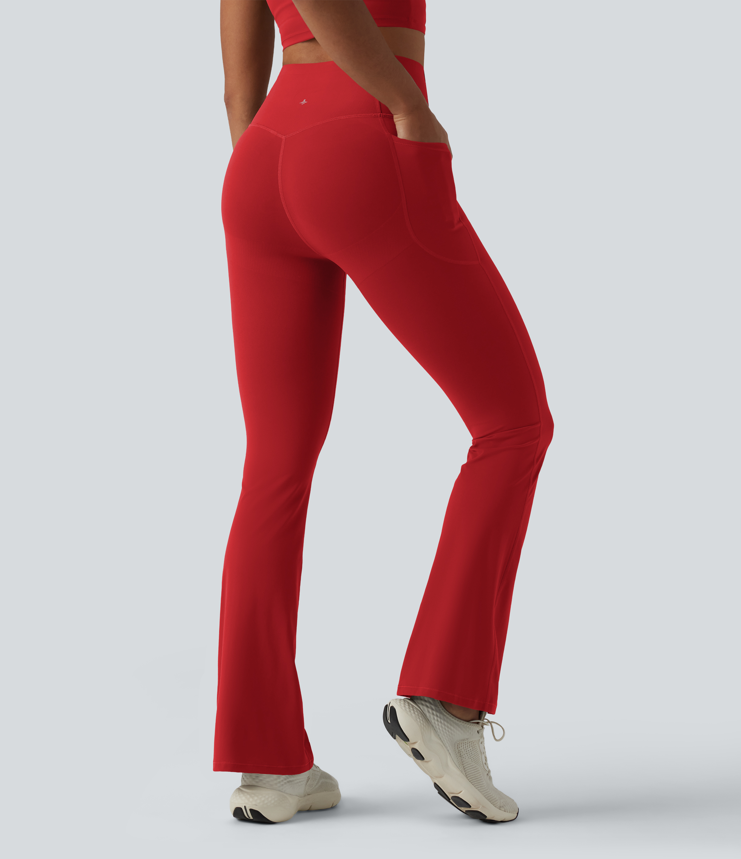 Halara UltraSculpt™ High Waisted Butt Lifting Tummy Control Bootcut Yoga Leggings with Pockets