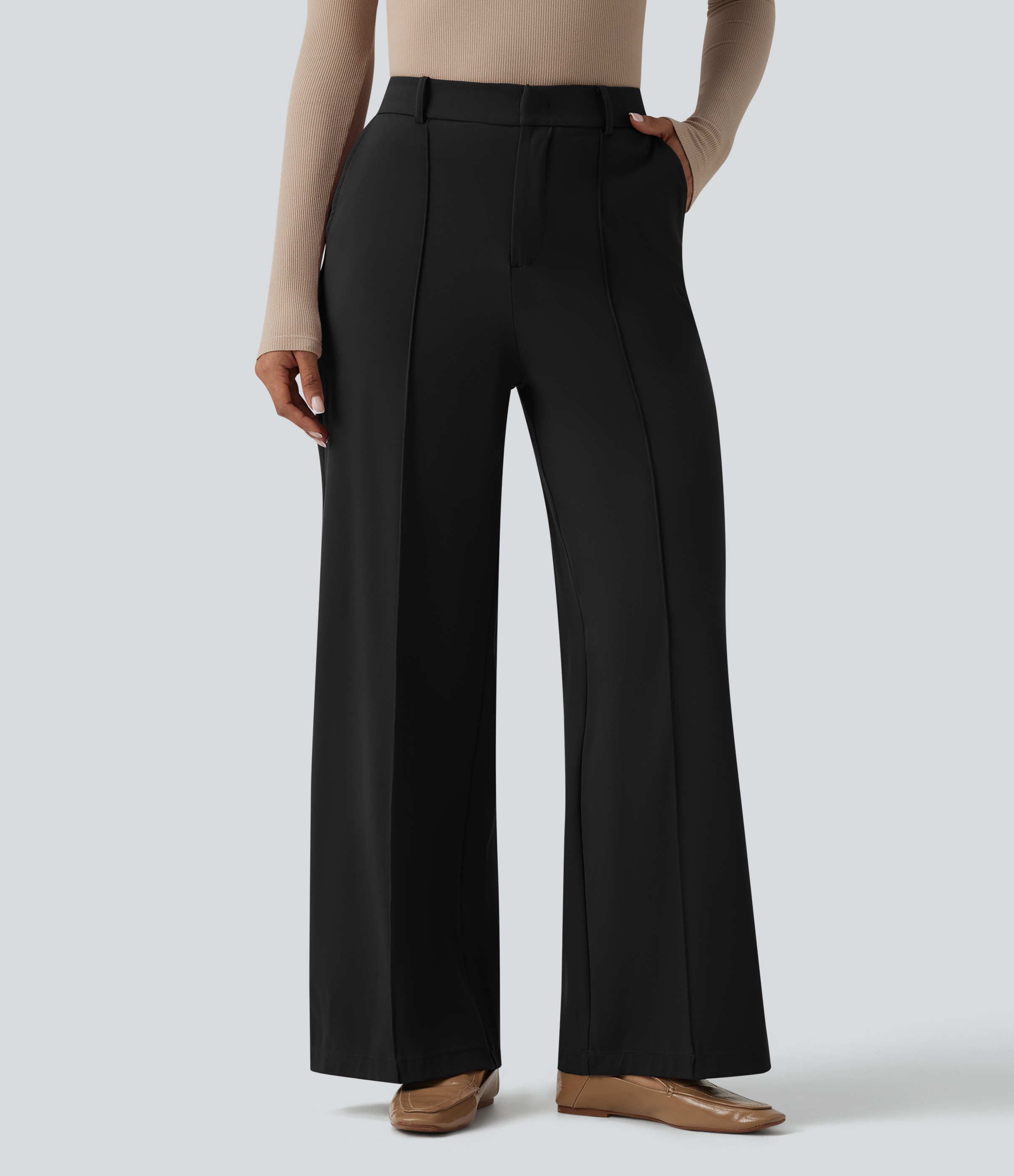 Halara Flex™ DayStretch High Waisted Work Wide Leg Pants with Pockets