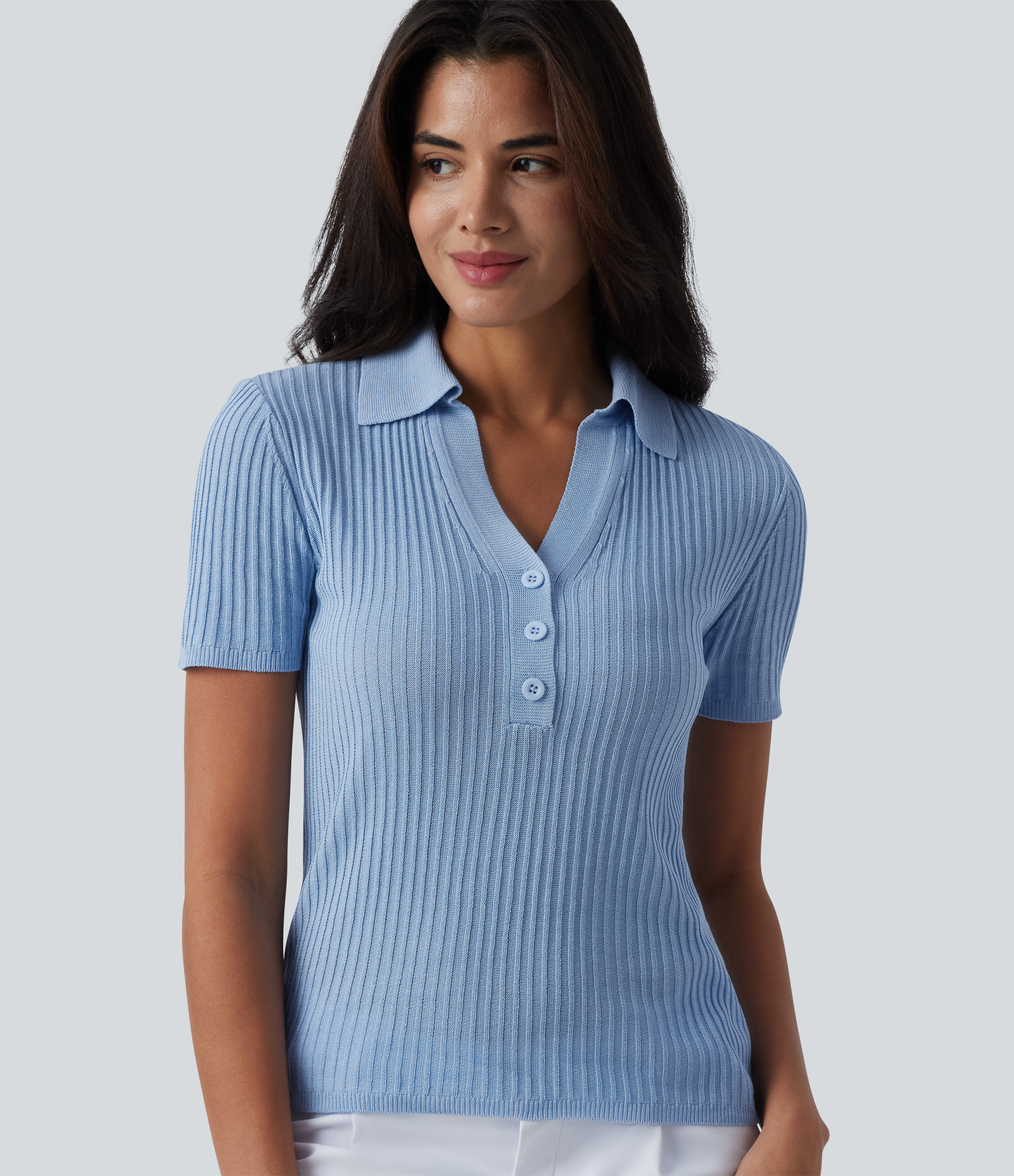 Polo Short Sleeve Work Sweater