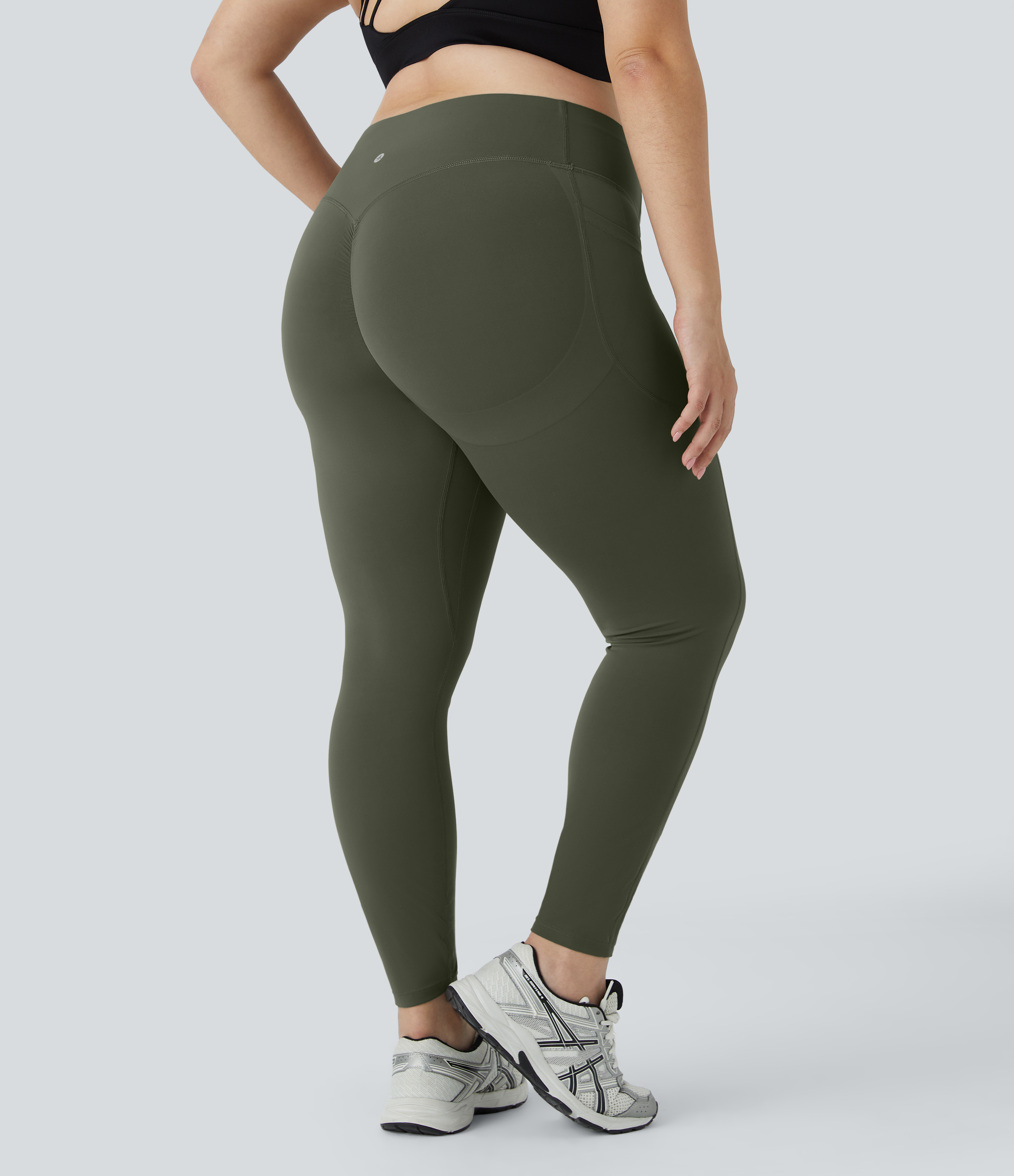 Halara UltraSculpt™ High Waisted Scrunch Butt Lifting Tummy Control Pocket Shaping Training Plus Size Leggings