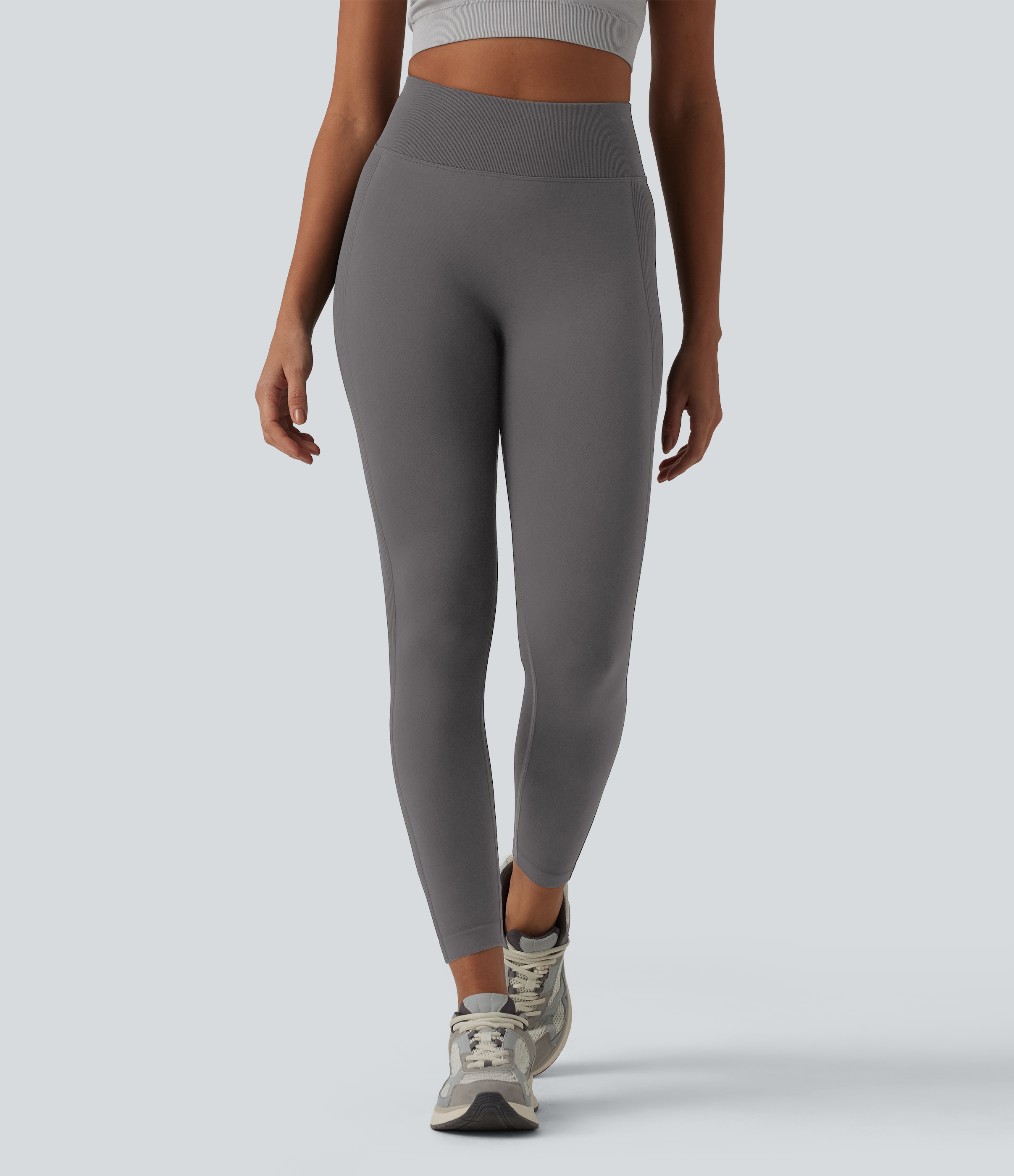 Eiffel Tower OneForm Seamless Flow High Waisted Booty Scrunch Yoga Leggings / 2