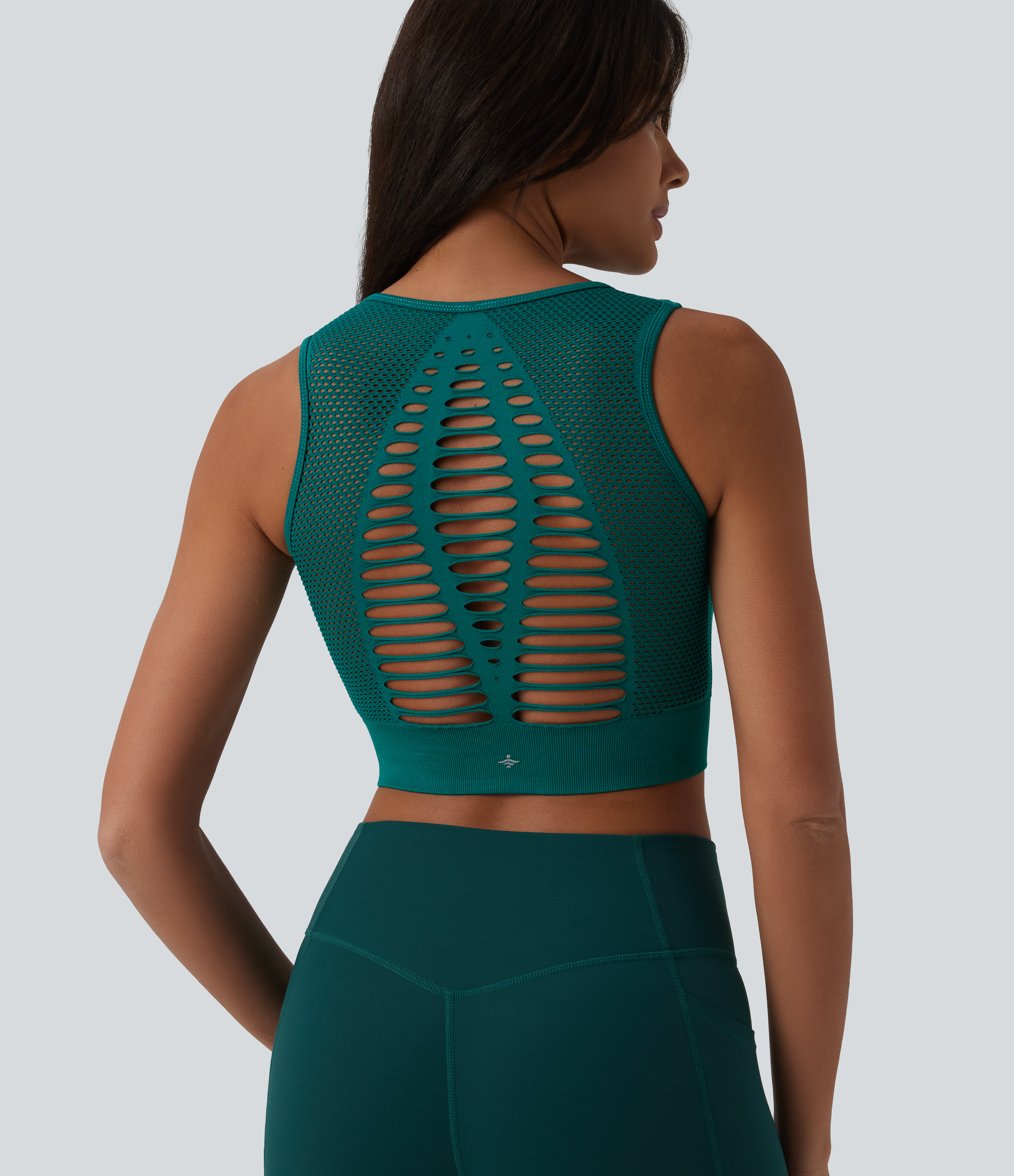 OneForm Seamless Flow Cut-Out Built-in Bra Yoga Tank Top
