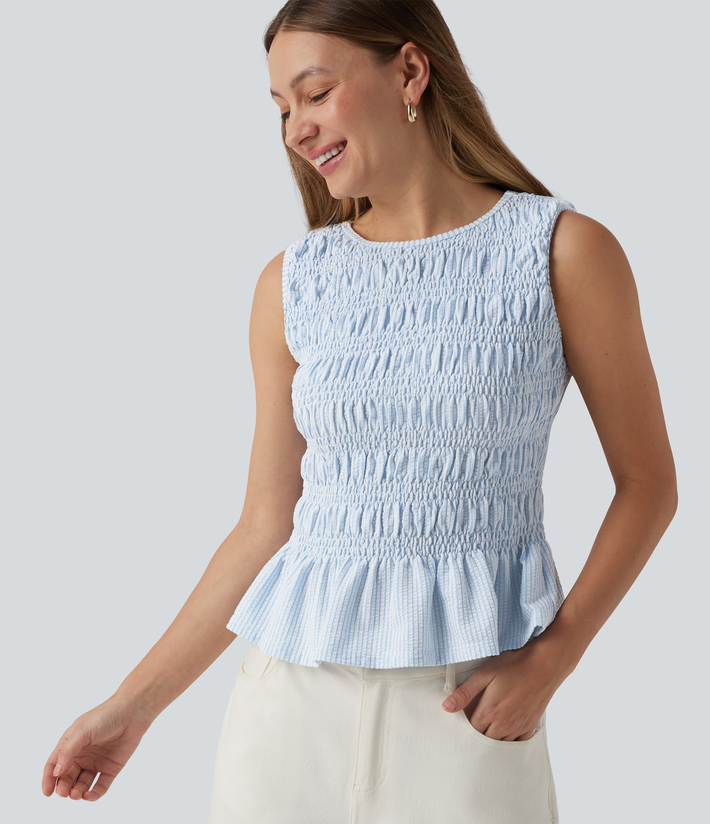 トップス KAWARA EMBROIDERED DENIM TOP - Blue | ZARA United States