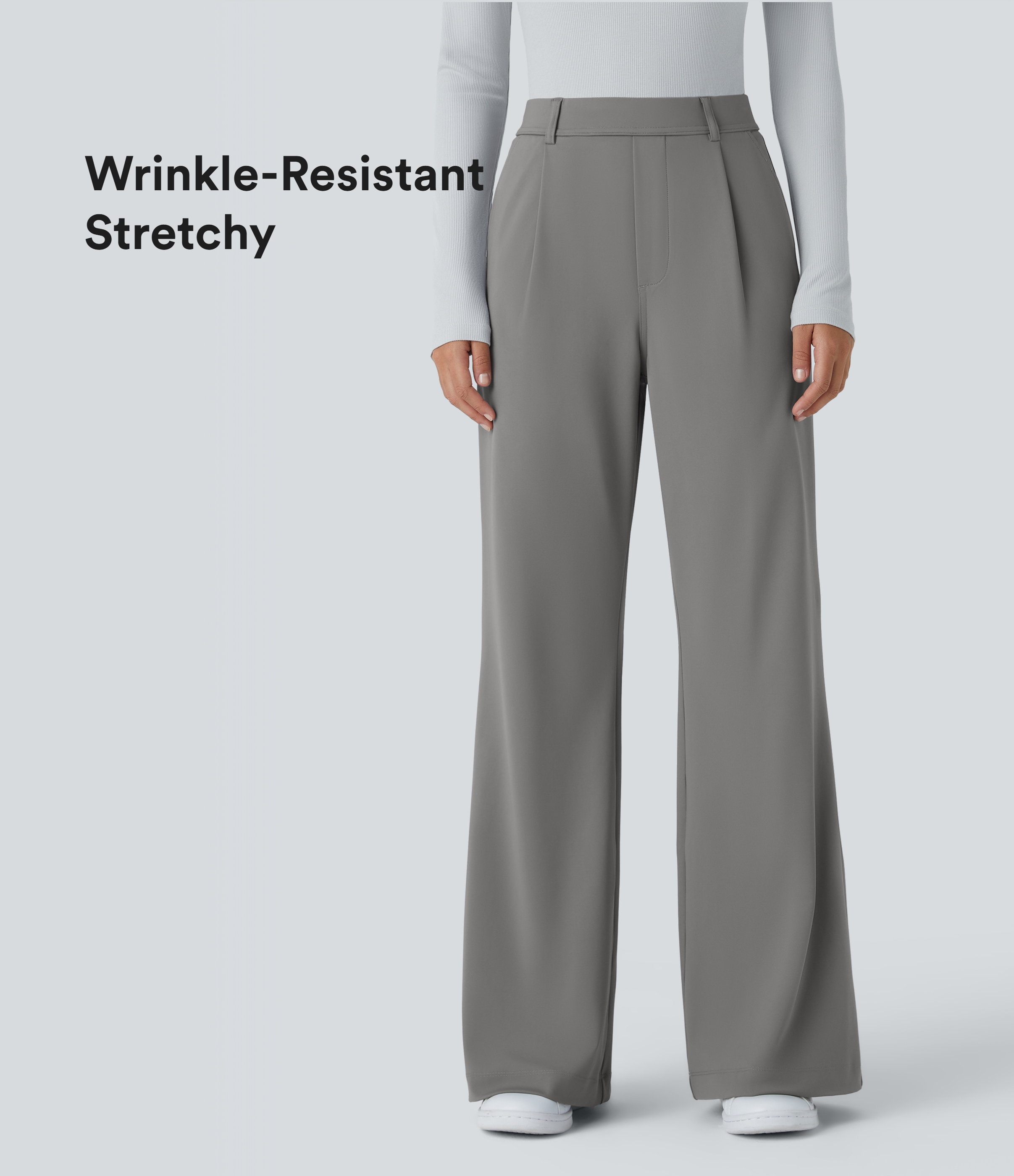 Halara Flex™ DayStretch High Waisted Pocket Suit Work Flare Pants