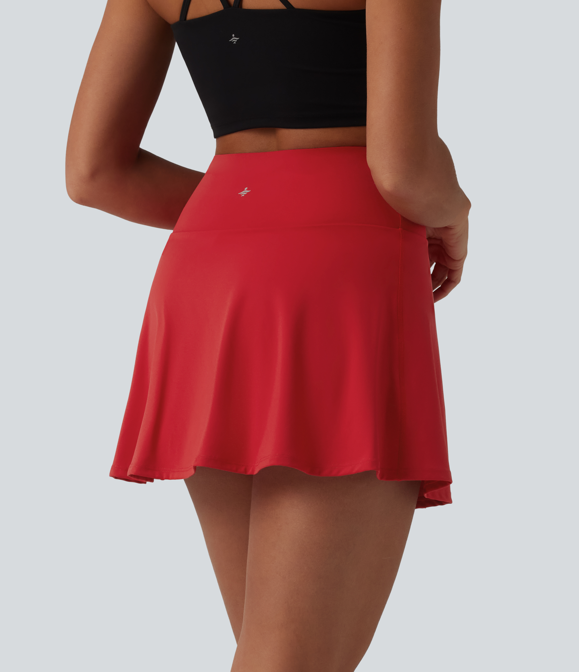 Mars Red Softlyzero™ Airy - 2-in-1 Tennis-Minirock mit hohem Bund, Seitentaschen, Bauchkontrolle und InstantCool - UPF50+ / 2