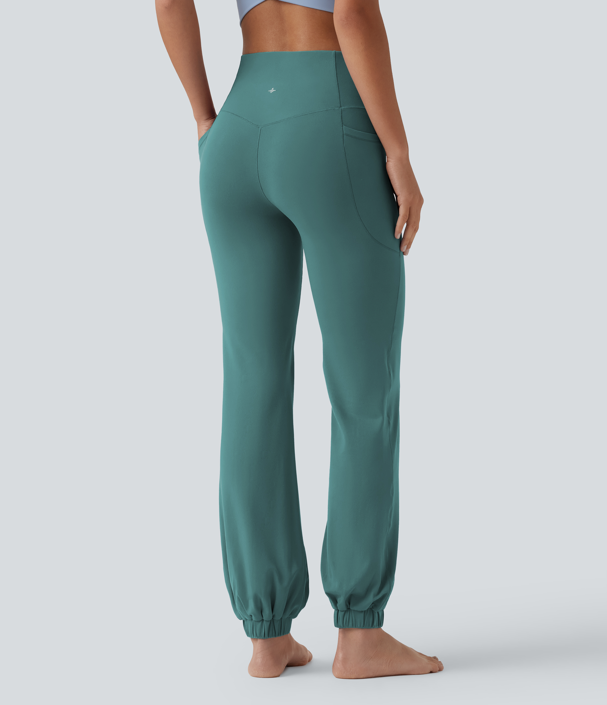 SoftlyZero™ High Waisted Tummy Control Dance Balloon Joggers with Pockets-UPF50+