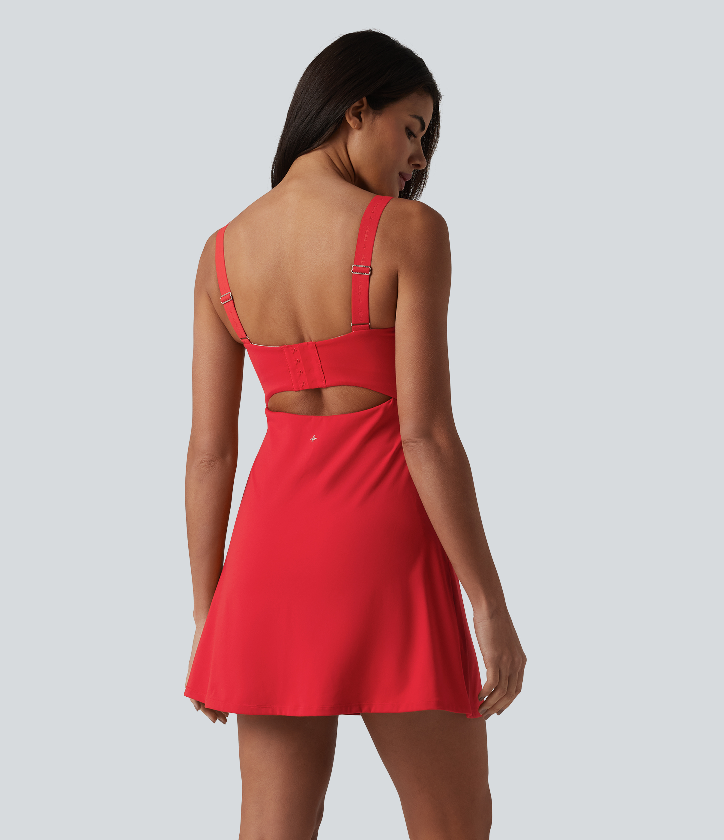 Tomato SoftlyZero™ Plush Robe sport avec bretelles ajustables torsadées, effet push-up, coussinets non amovibles et poches - Easy Peasy / 2