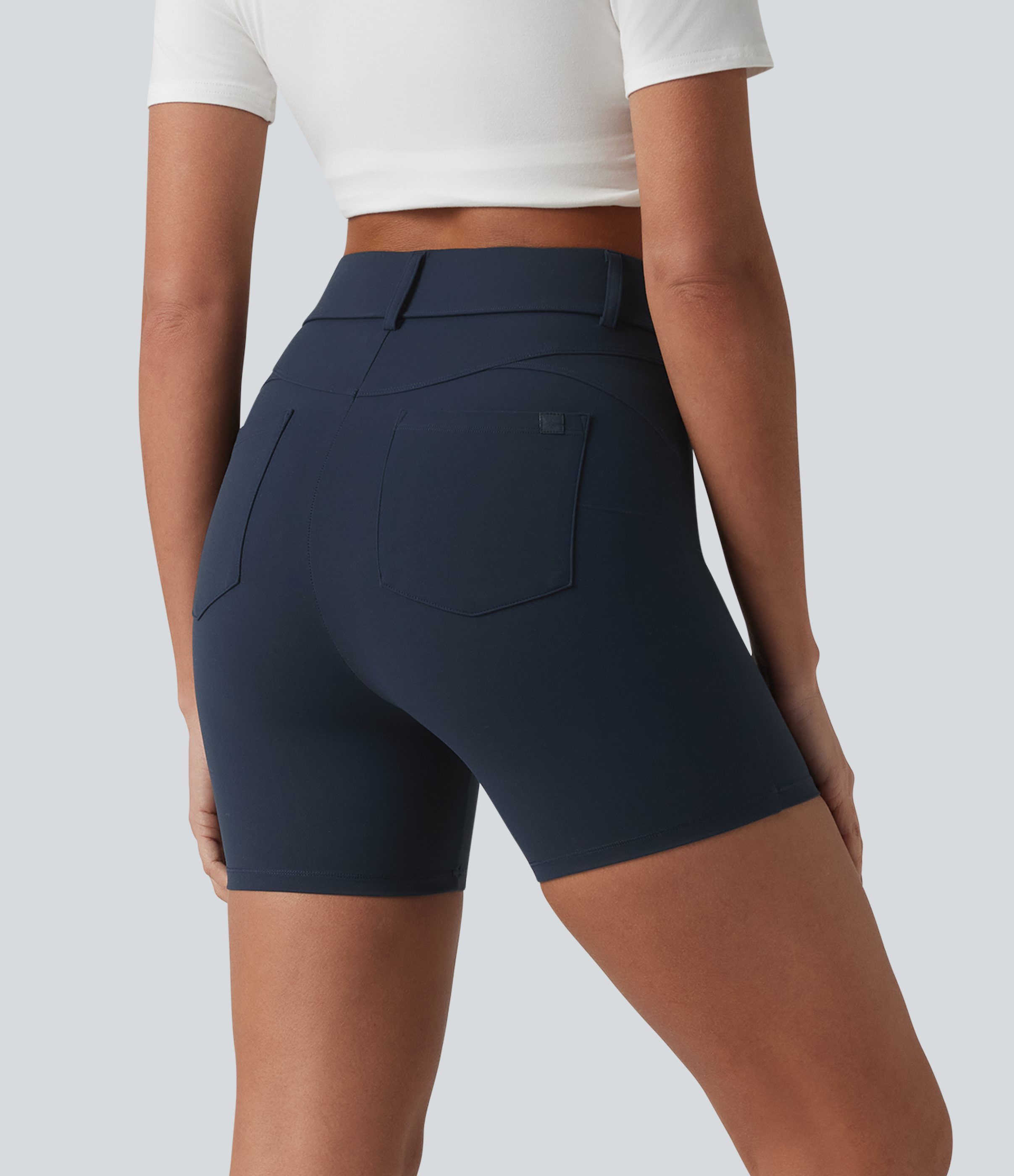 Halara UltraSculpt™ Cycliste casual 12,5 cm taille haute avec poches