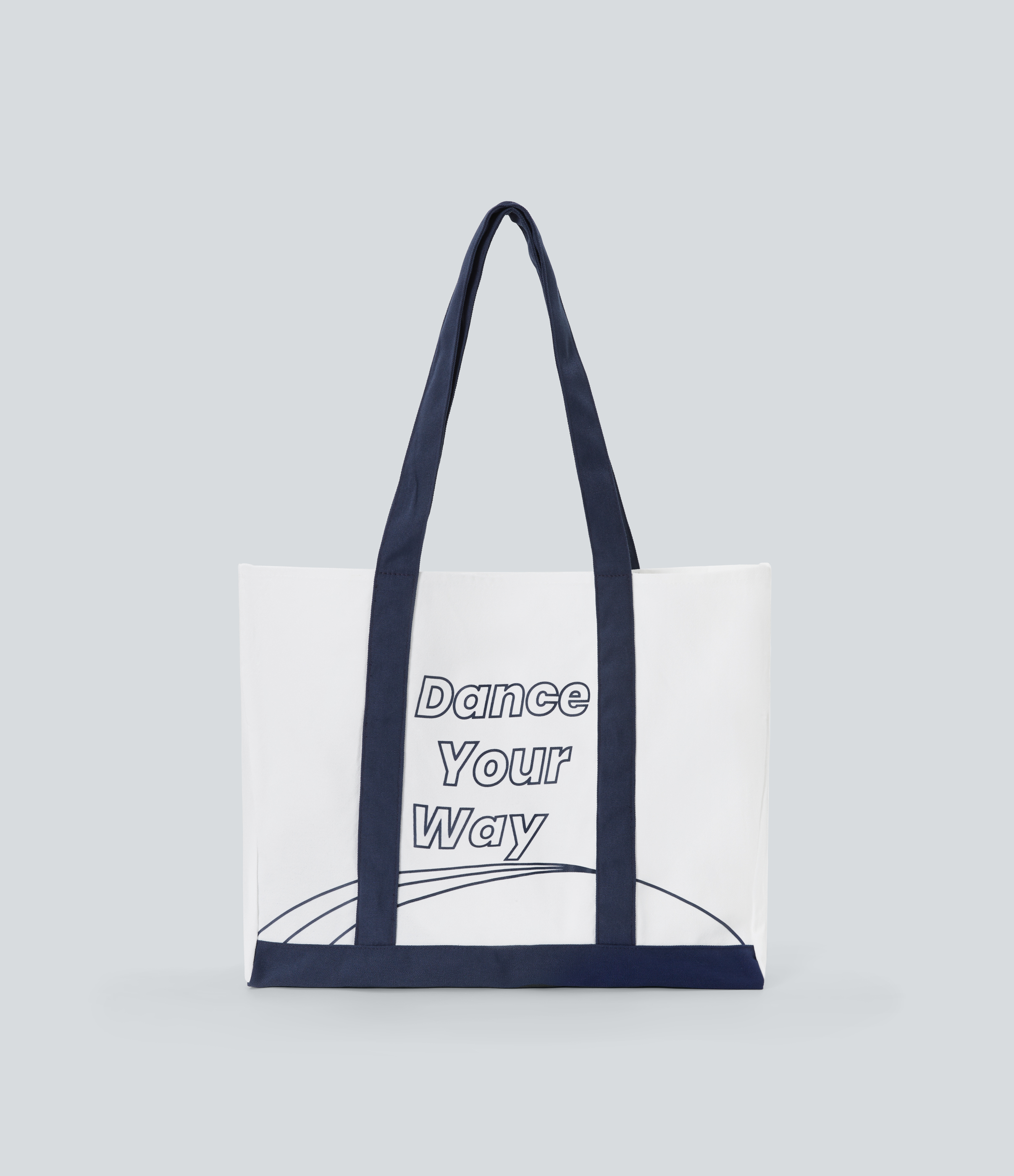 Weiß Halara Slogan Casual Canvas Tote Bag / 2