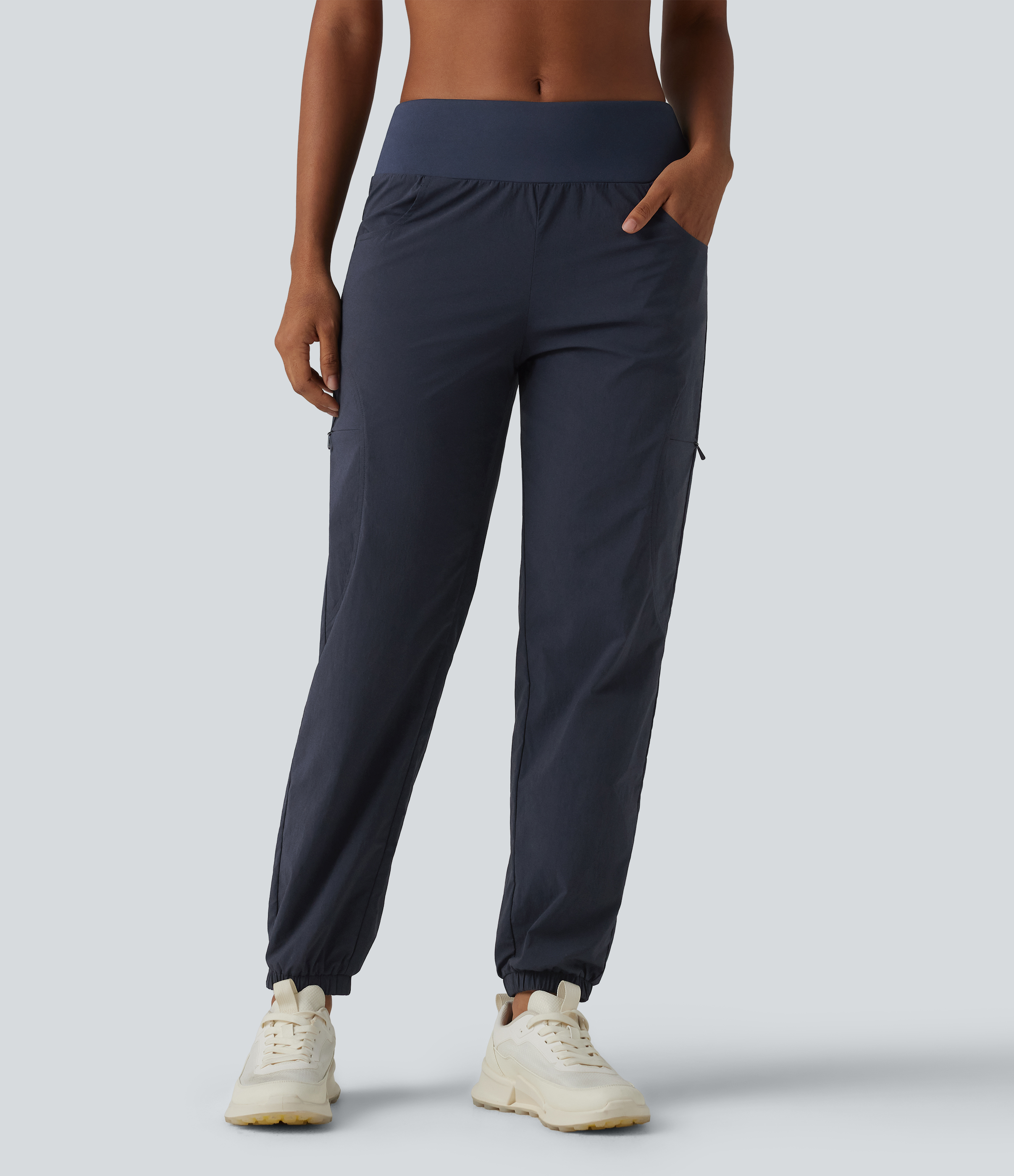 Low Rise Hiking Joggers with Pockets