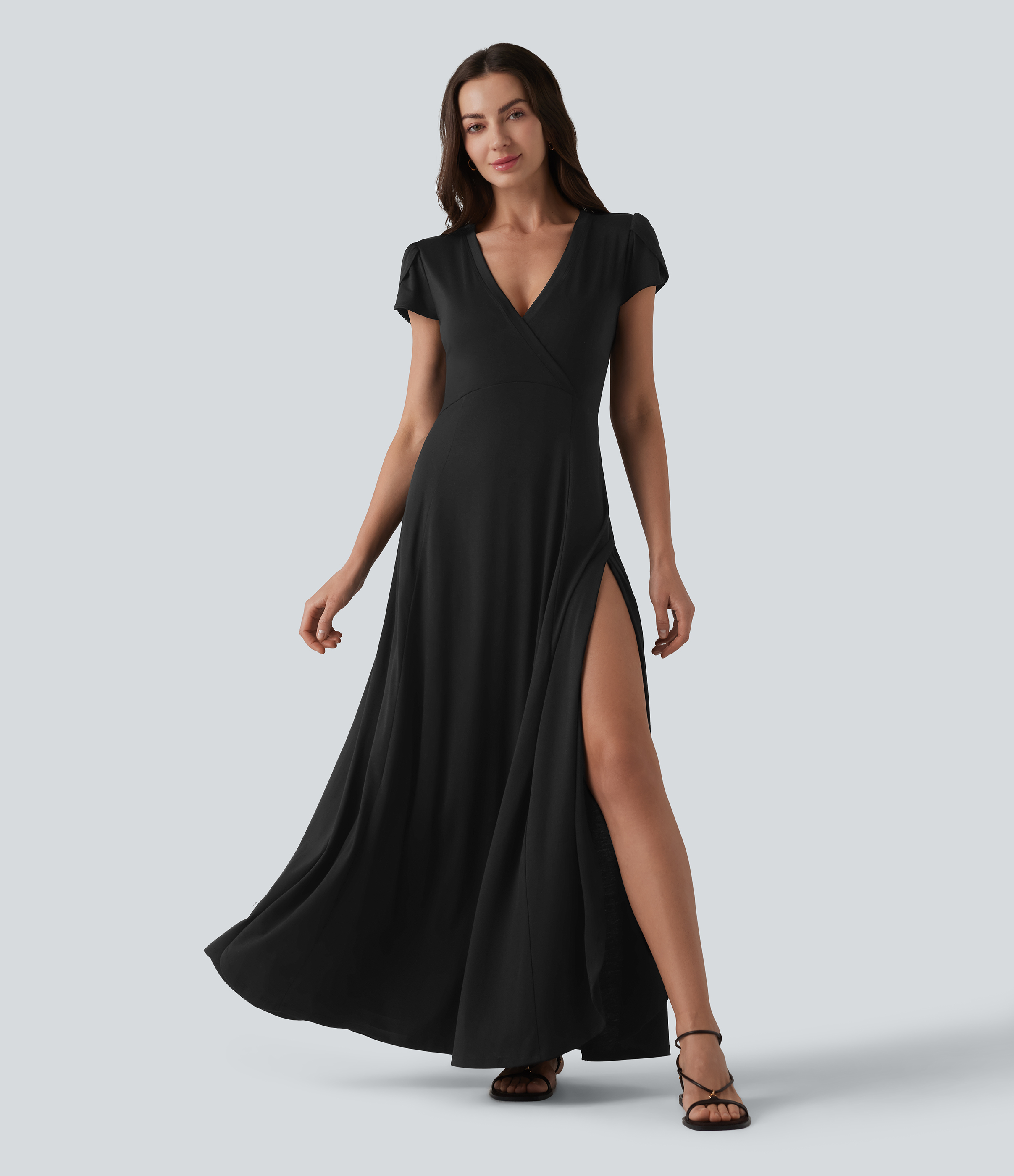 jewelry for strapless black dress Mai Black Strapless Rhinestone Mini Dress – Mara Blak main image 0