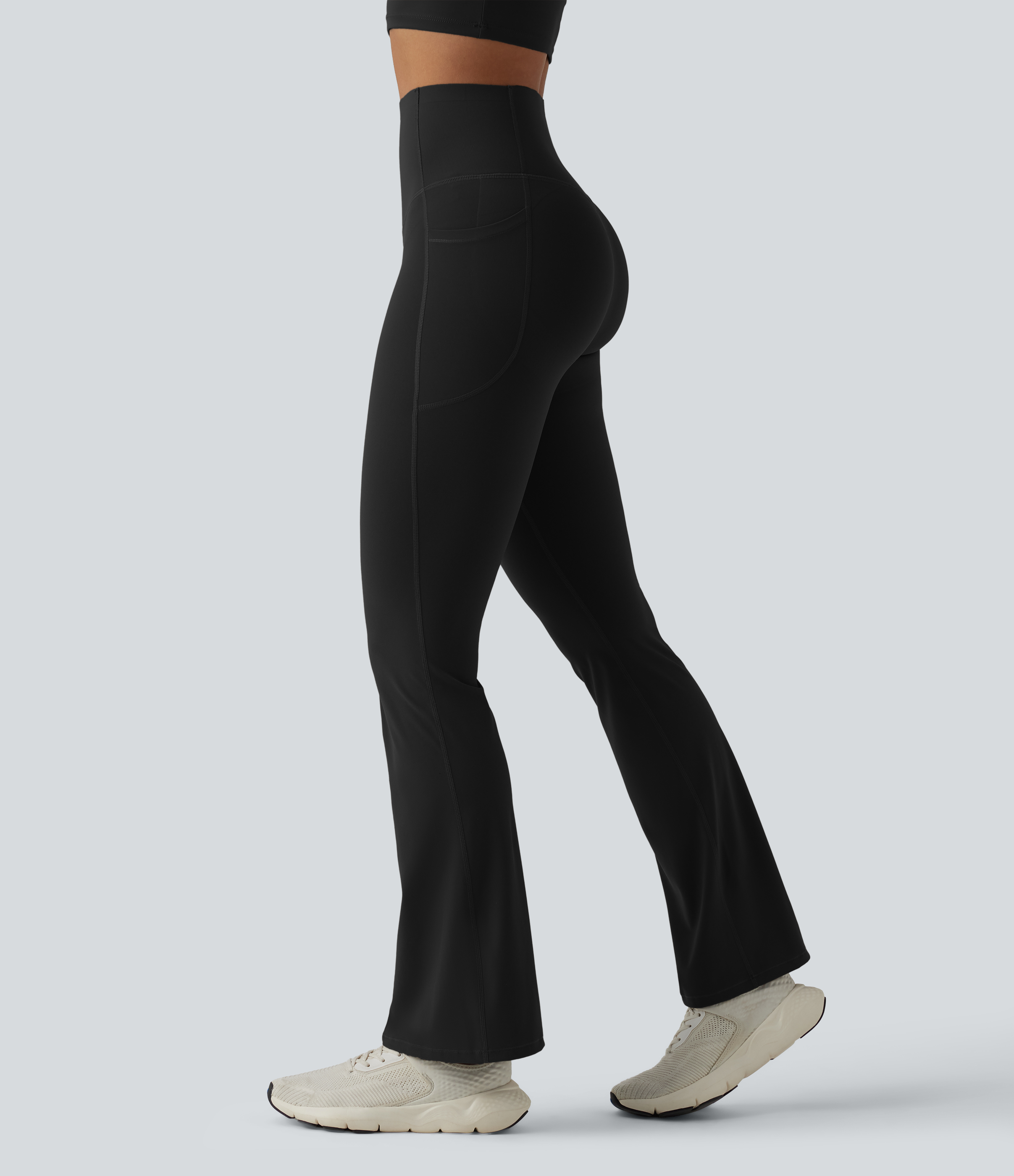 Halara UltraSculpt™ High Waisted Butt Lifting Tummy Control Bootcut Yoga Leggings with Pockets