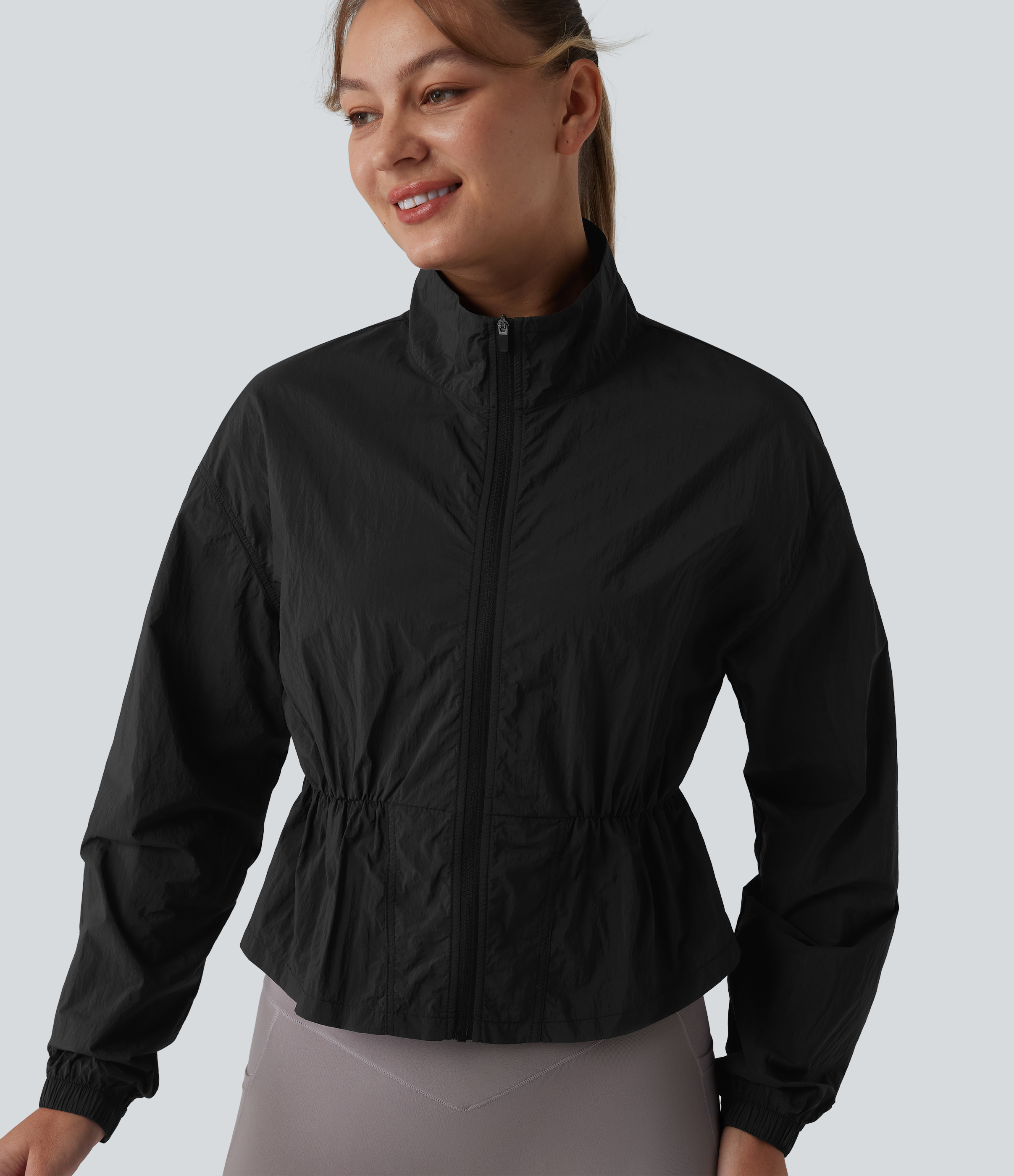 Stand Collar Long Sleeve Camping Jacket-UPF50+