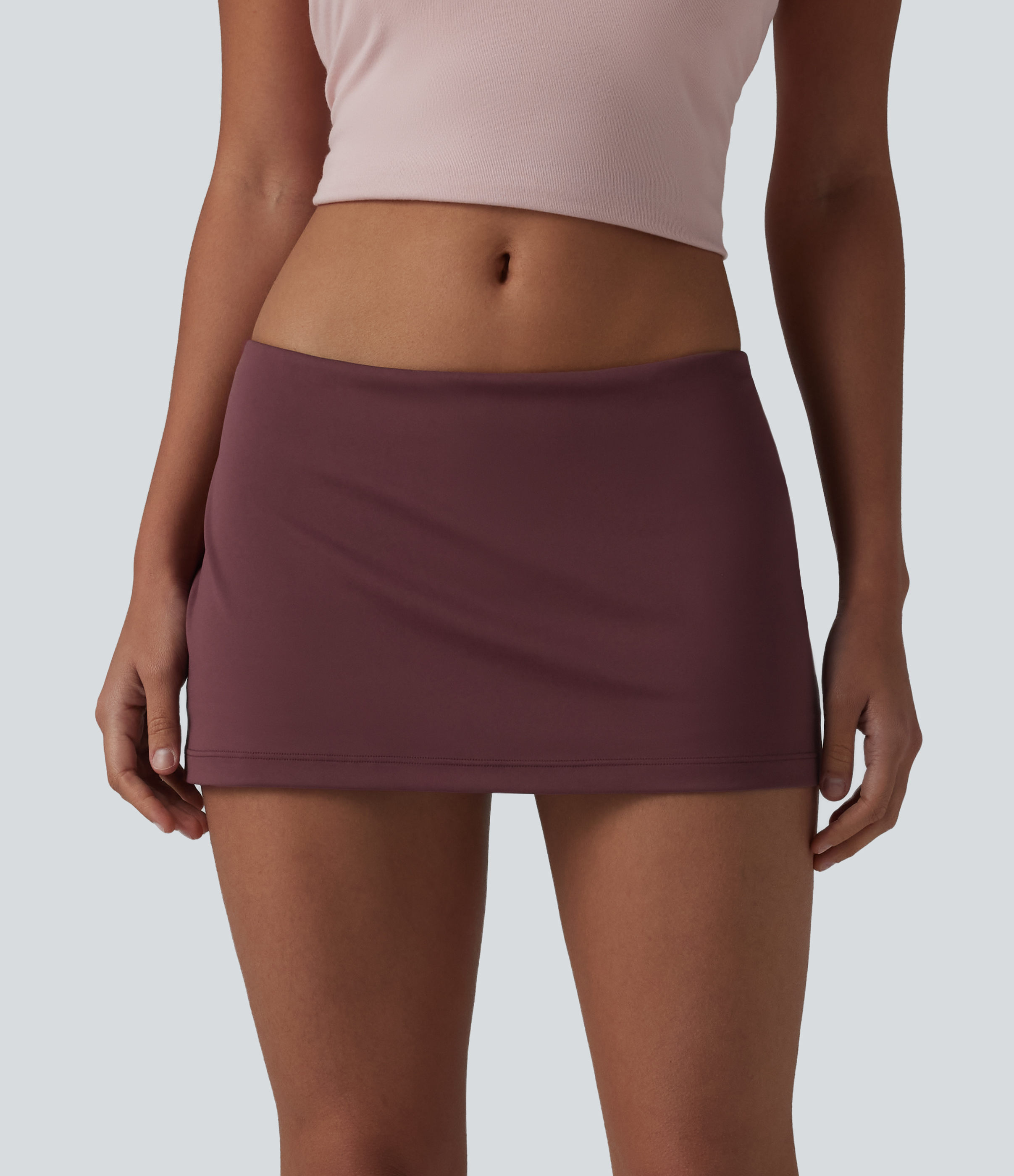 DayStretch Low Rise 2-in-1 Micro Bodycon Casual Skirt