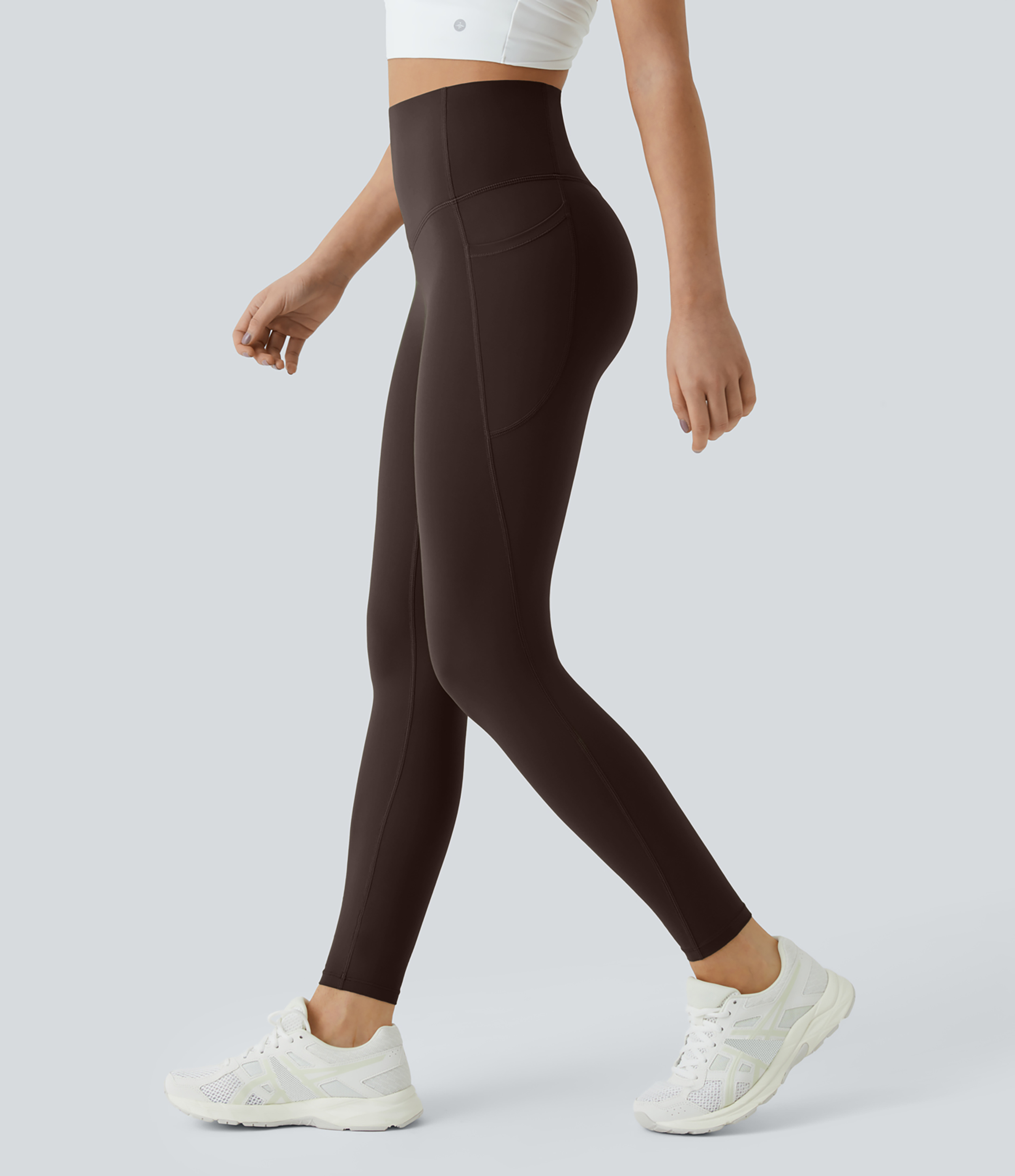 Halara UltraSculpt™ - Formende Workout-Leggings mit hohem Bund, Seitentaschen und Bauchkontrolle
