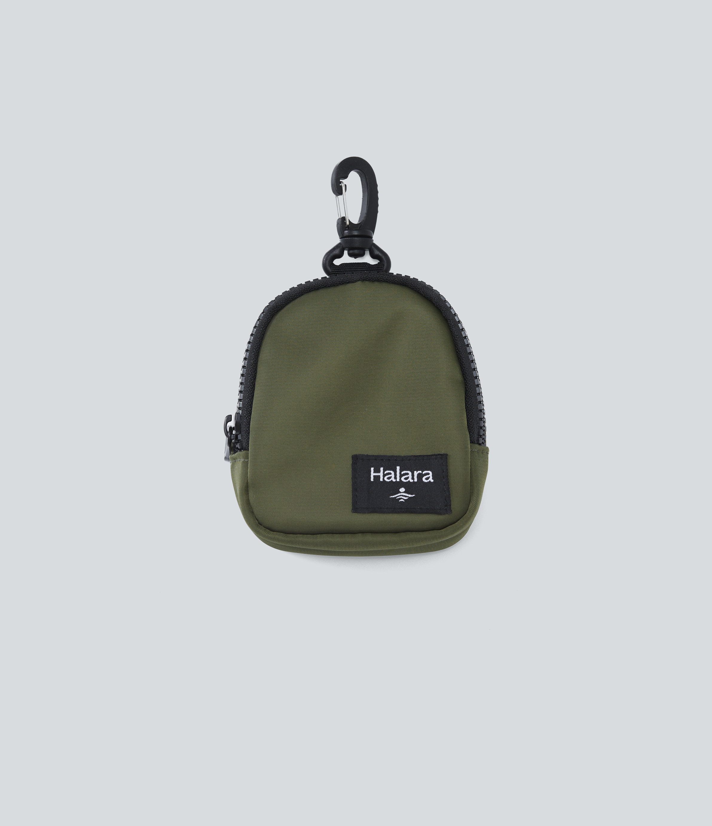 Münztasche aus Nylon mit Reißverschluss und Halara Logo