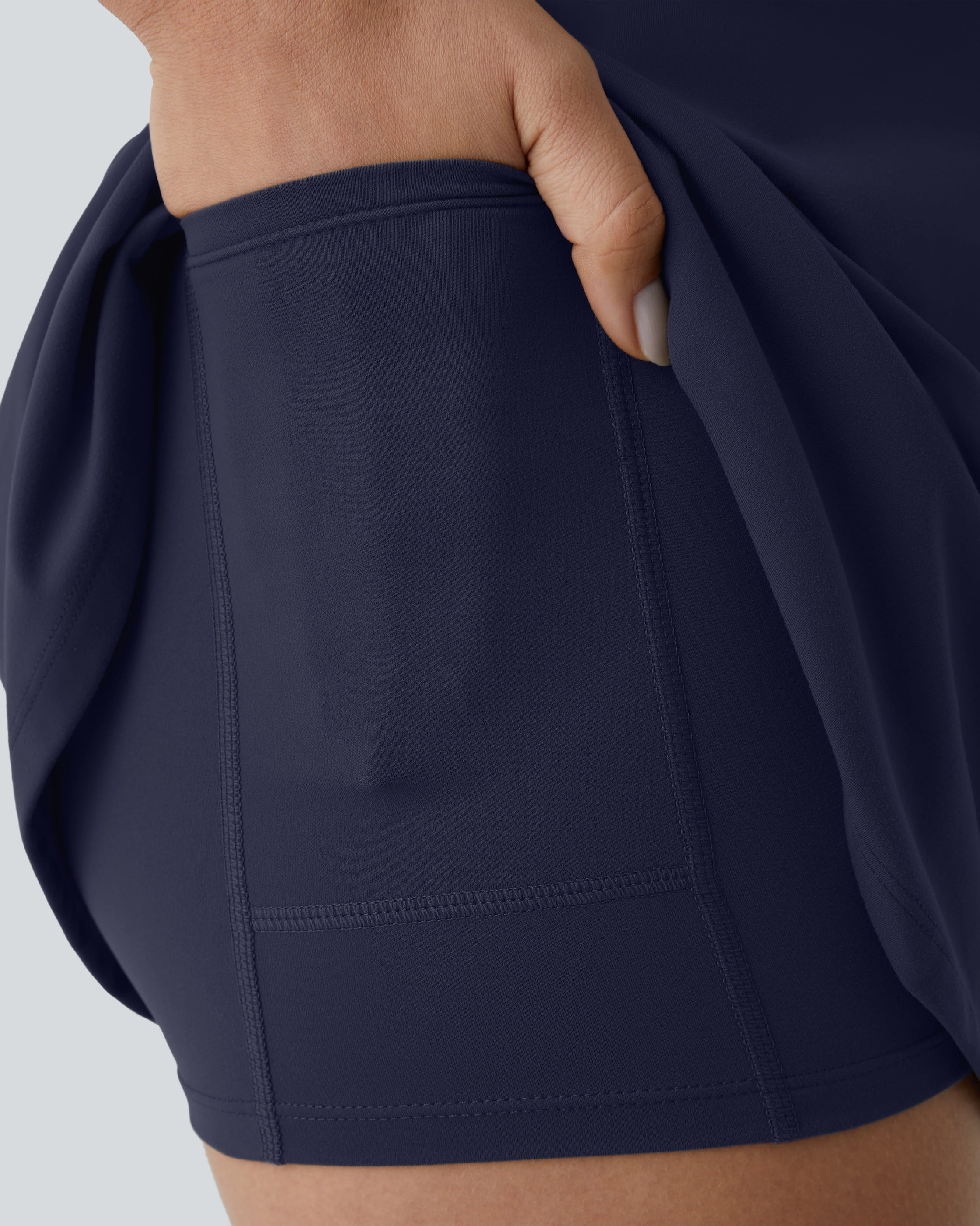 Hidden Storage with Built-In Shorts