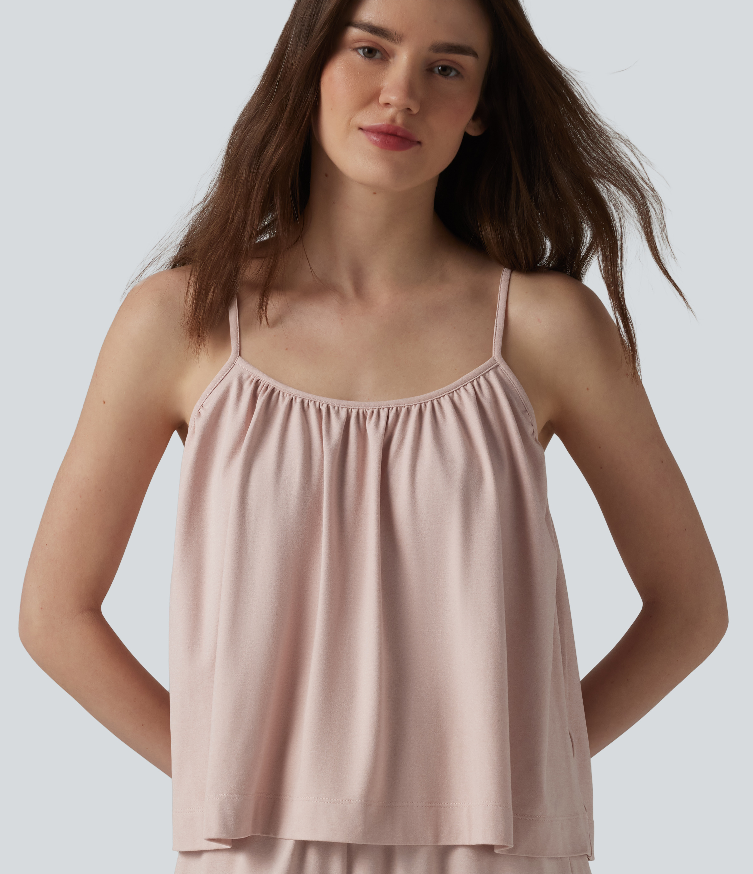 Drapiertes Lounge-Tanktop