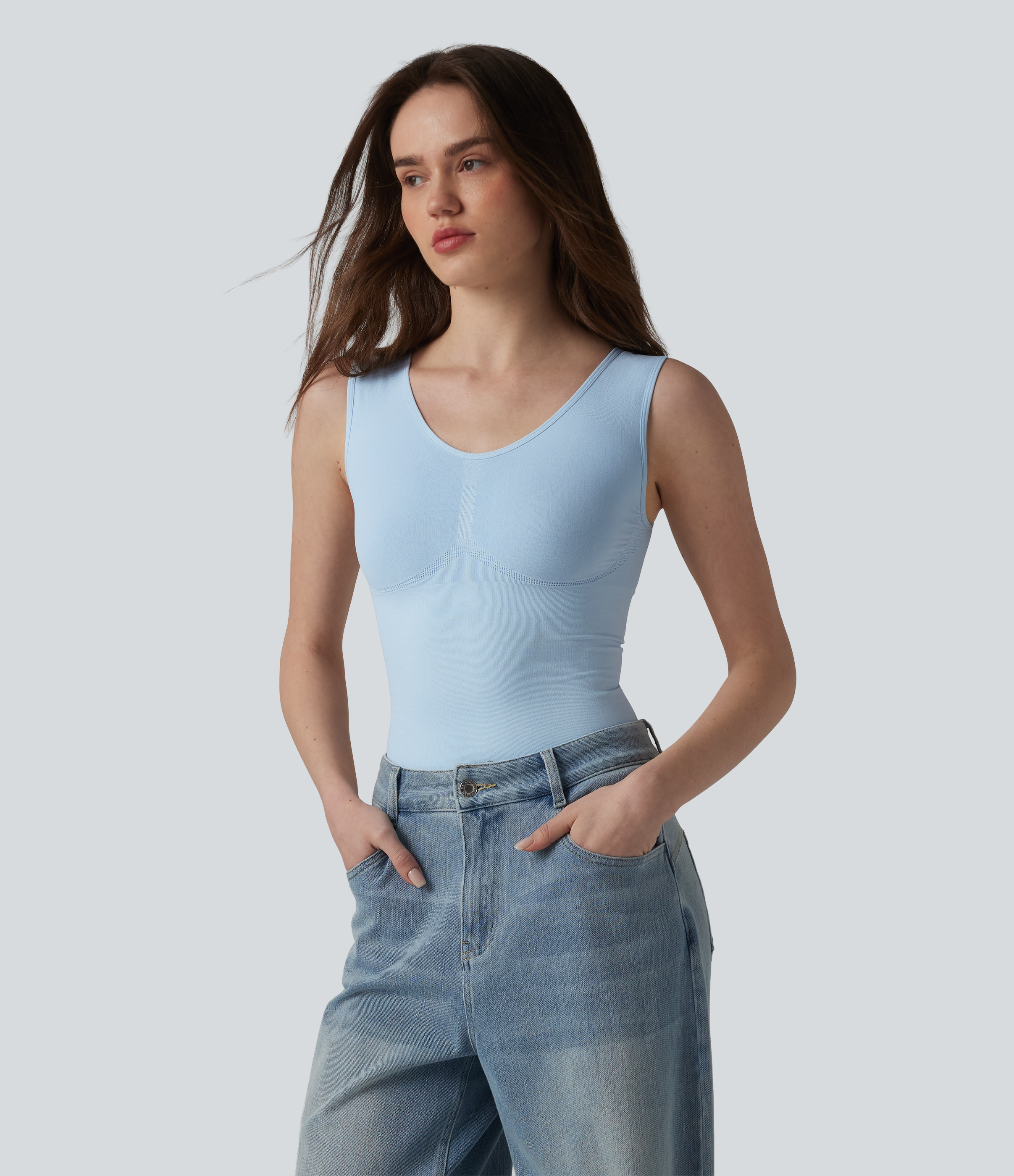 OneForm Seamless Flow Shapewear Casual Tank Top